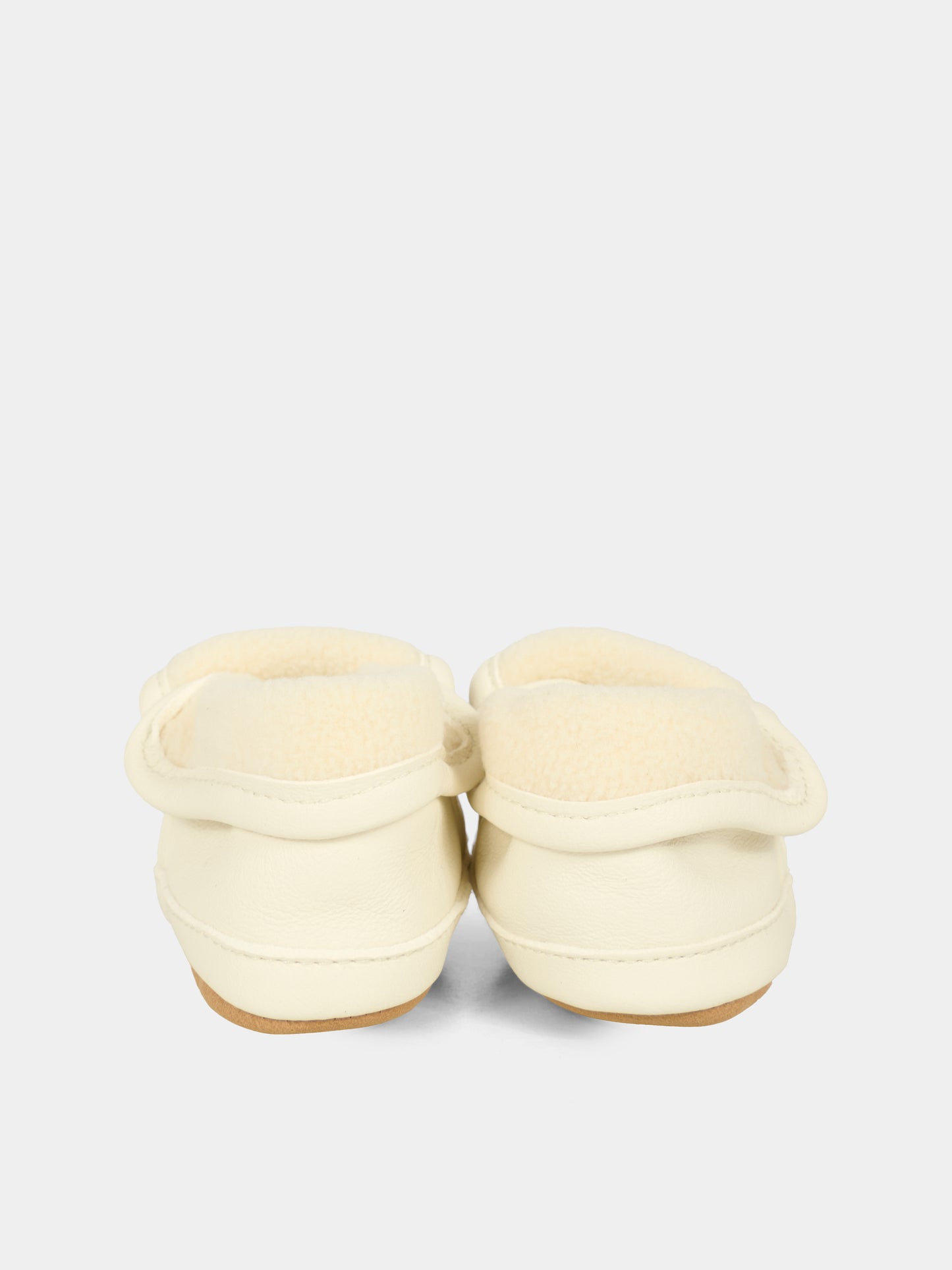 Sneakers avorio per neonato con logo,Boss,J52586 117