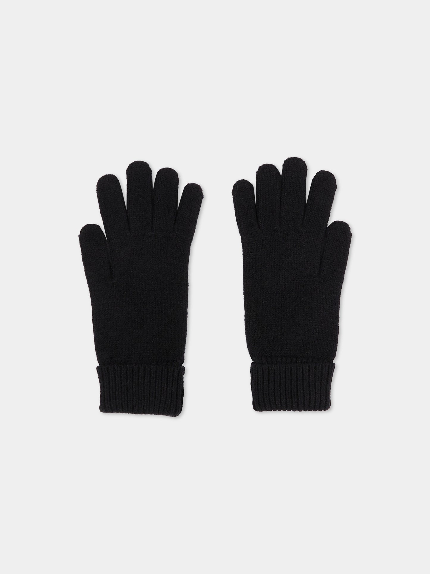 Guanti neri per bambino con logo,Boss,J52631 09B