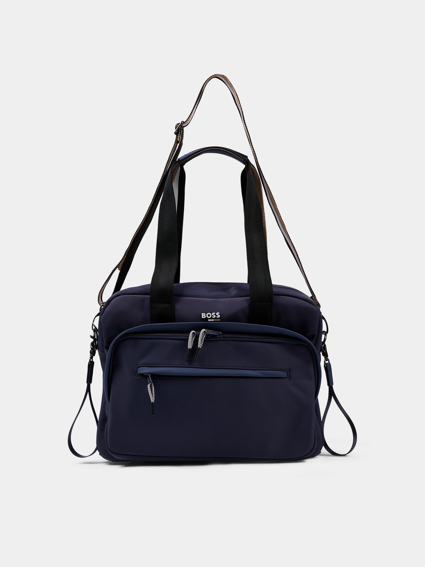 Borsa mamma blu per neonati con logo,Boss,J52708 849