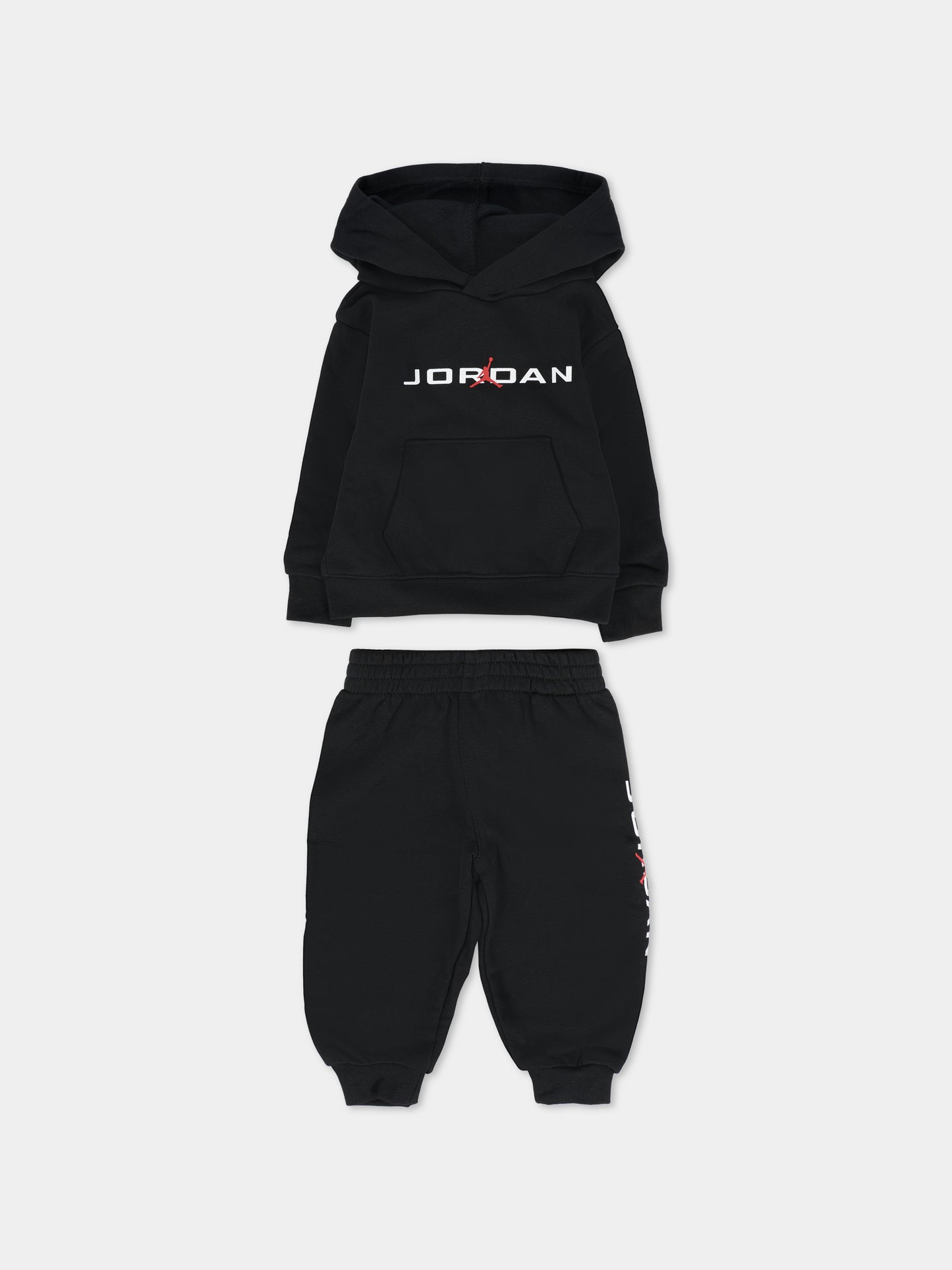 Completo nero per neonato con jumpman,Jordan,65F270 023
