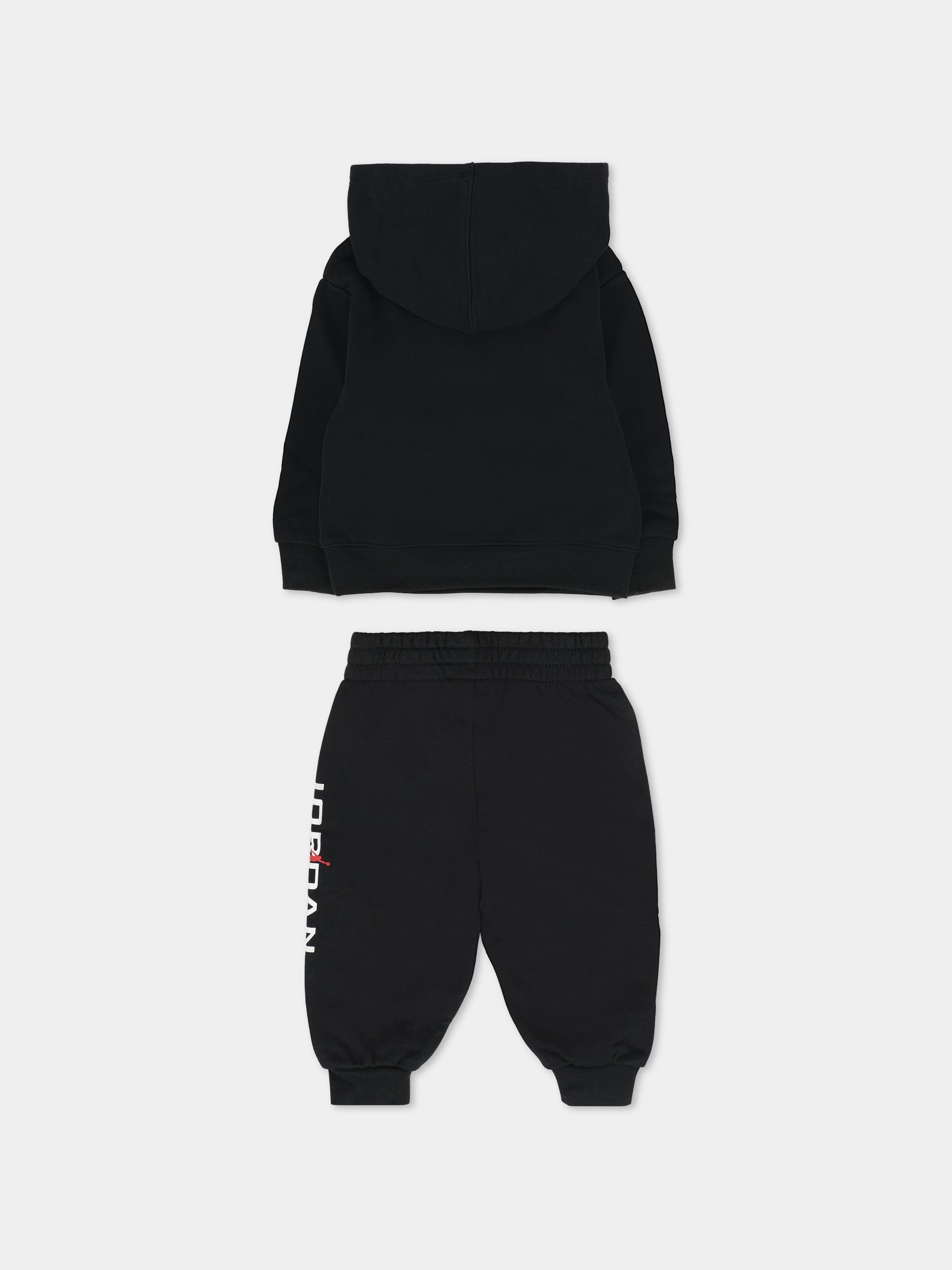 Completo nero per neonato con jumpman,Jordan,65F270 023