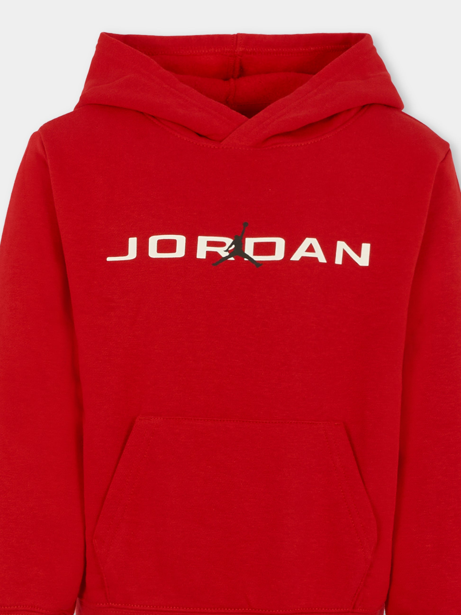 Completo rosso per bambino con logo e jumpman,Jordan,85F270 R78