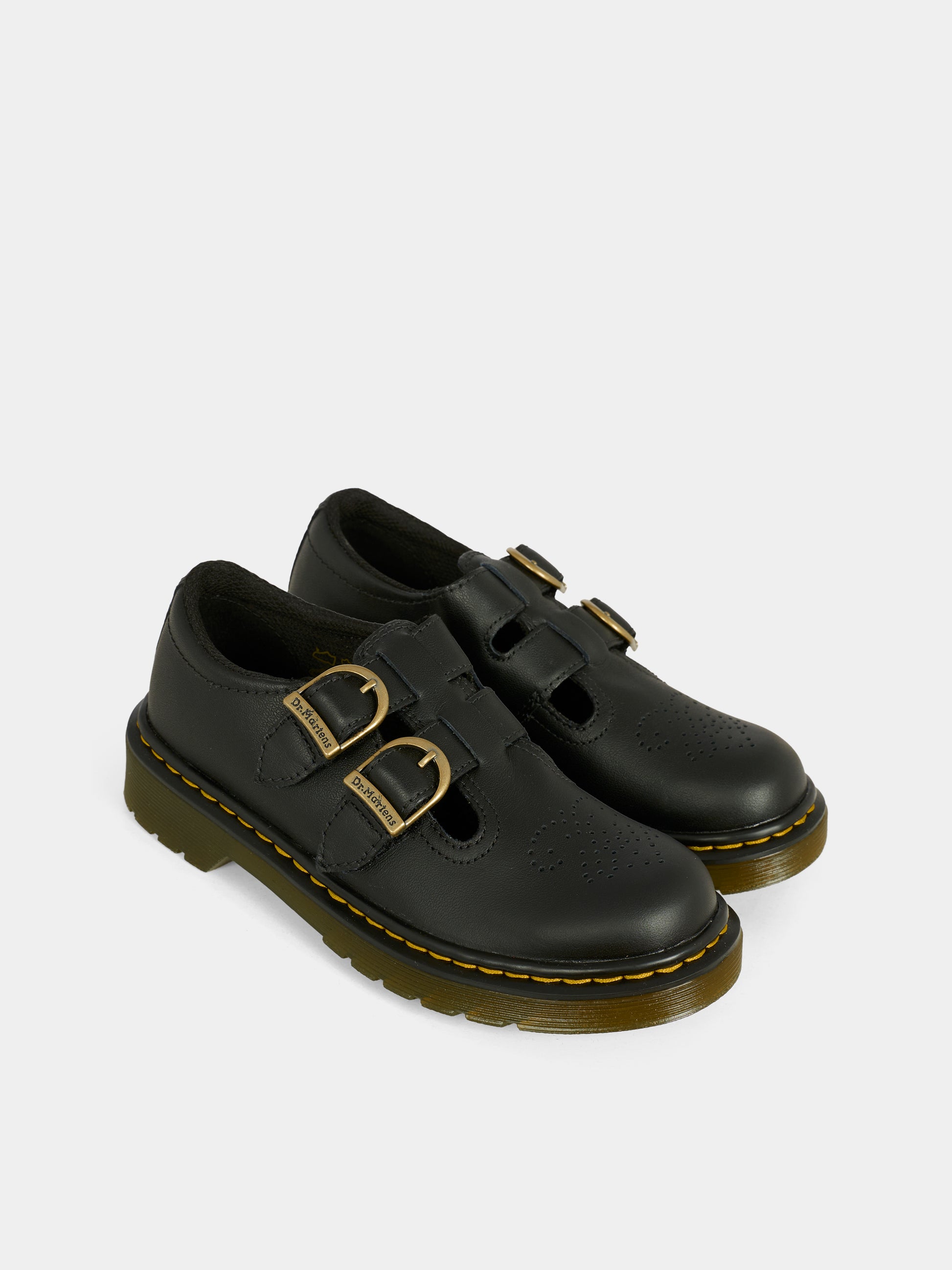 Mocassini neri 8065 per bambino,Dr. Martens,8065 J 30737001 BLACK SOFTY T