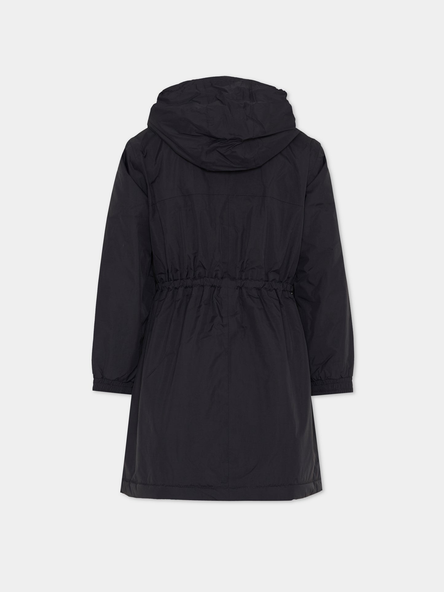 Piumino Le Vrai 4.0 Delia nero per bambina con logo,K-way,K61349W USY