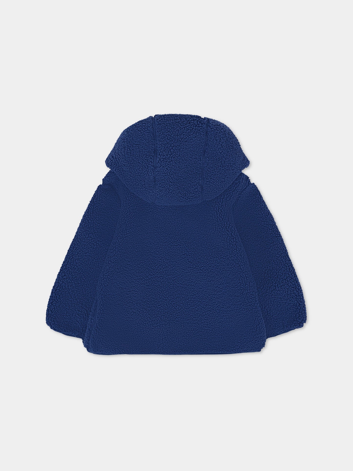 Ecopelliccia Janne blu per neonato con logo,K-way,K41478W B3L