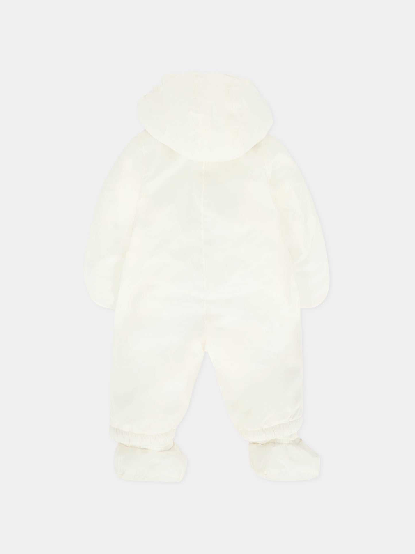 Piumino bianco Snotty Orsetto per neonati con logo,K-way,K8134PW X42