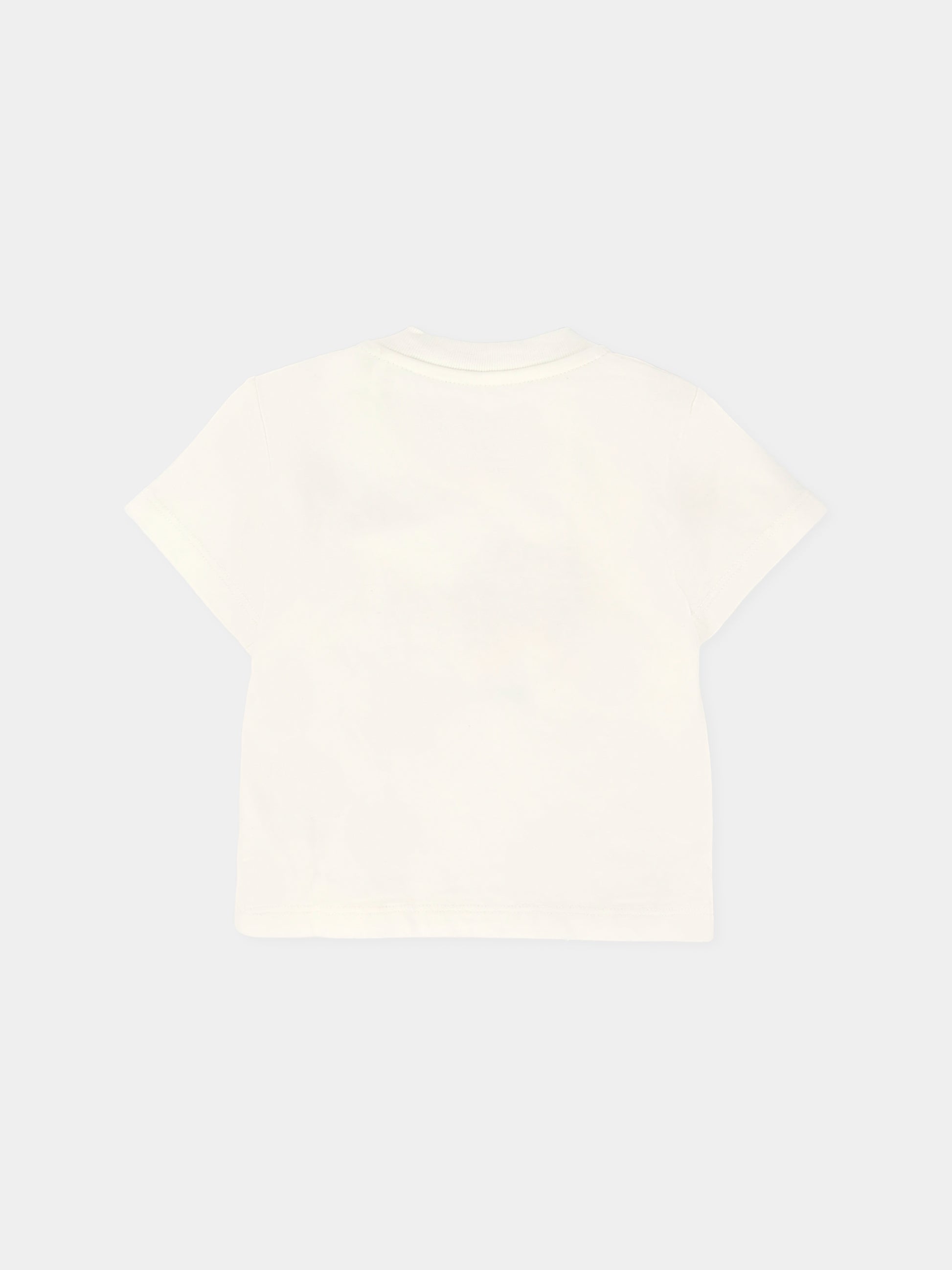 Set t-shirt multicolor per neonato con orso,Palm Angels,PB2X01AF25JER0014260