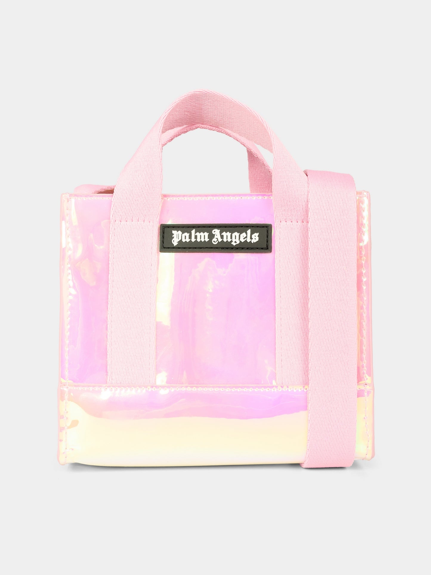 Borsa rosa per bambina con logo,Palm Angels,PGNA003F25FAB0018110