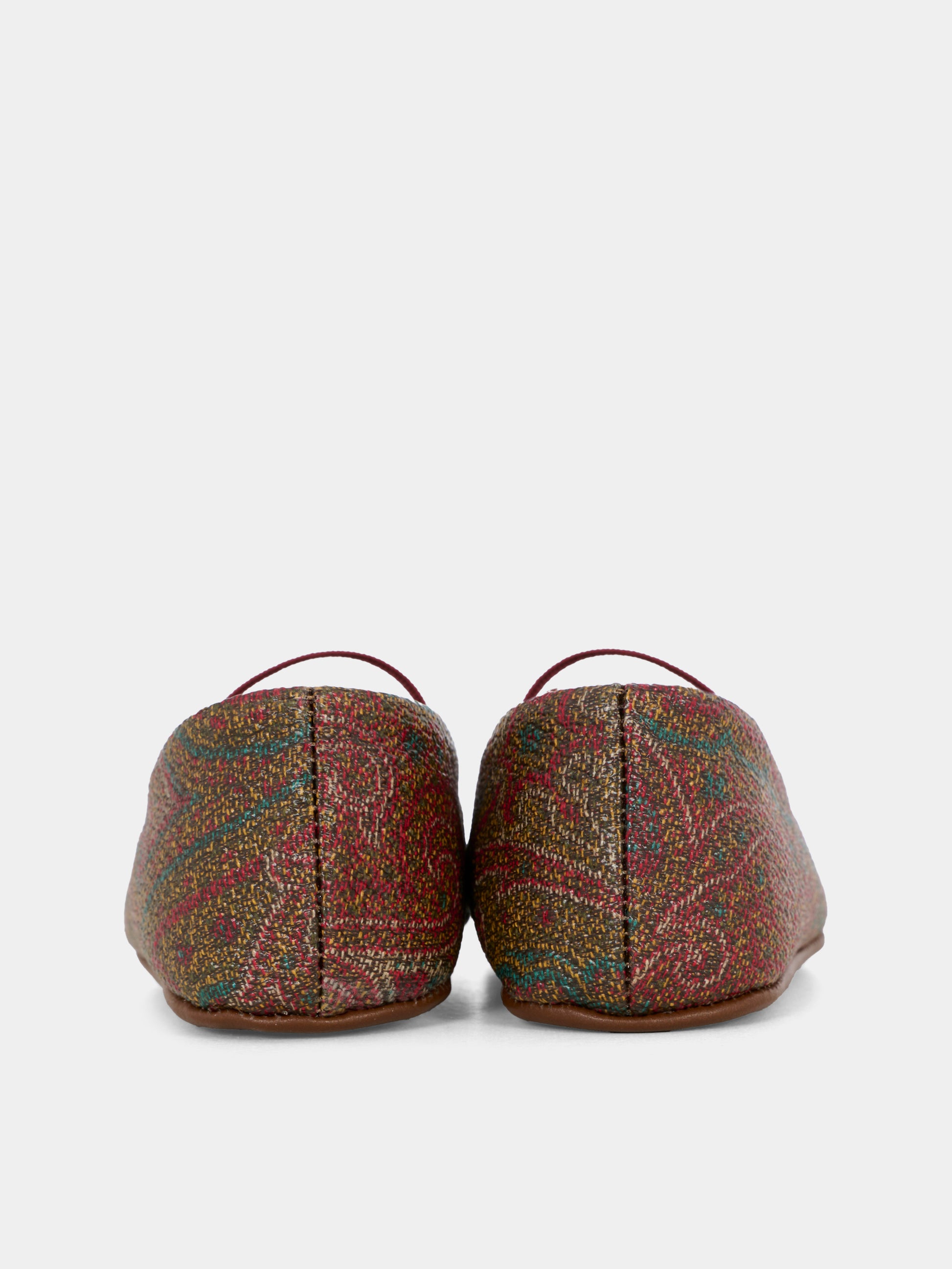 Ballerine multicolor per neonata con stampa pailsey,Etro,GX0006 B0082 999