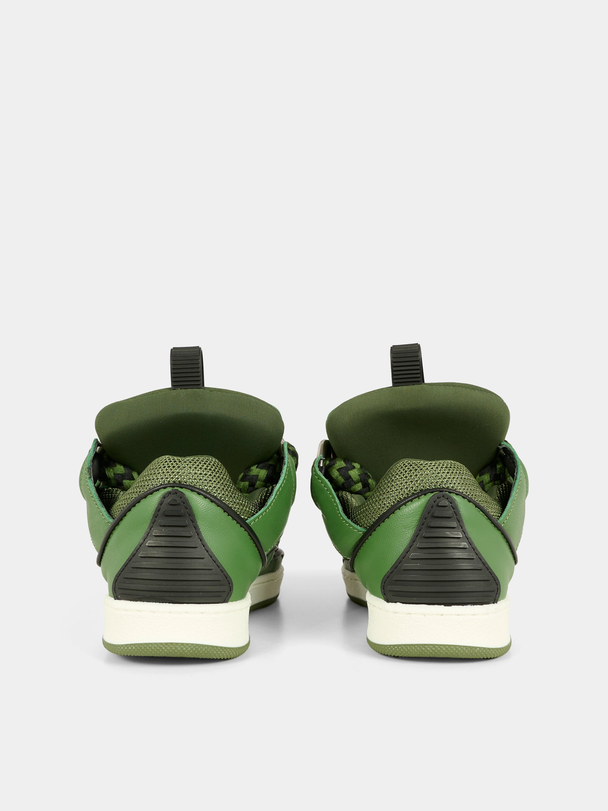 Sneakers verdi per bambino con logo,Lanvin Petite,N30308 665