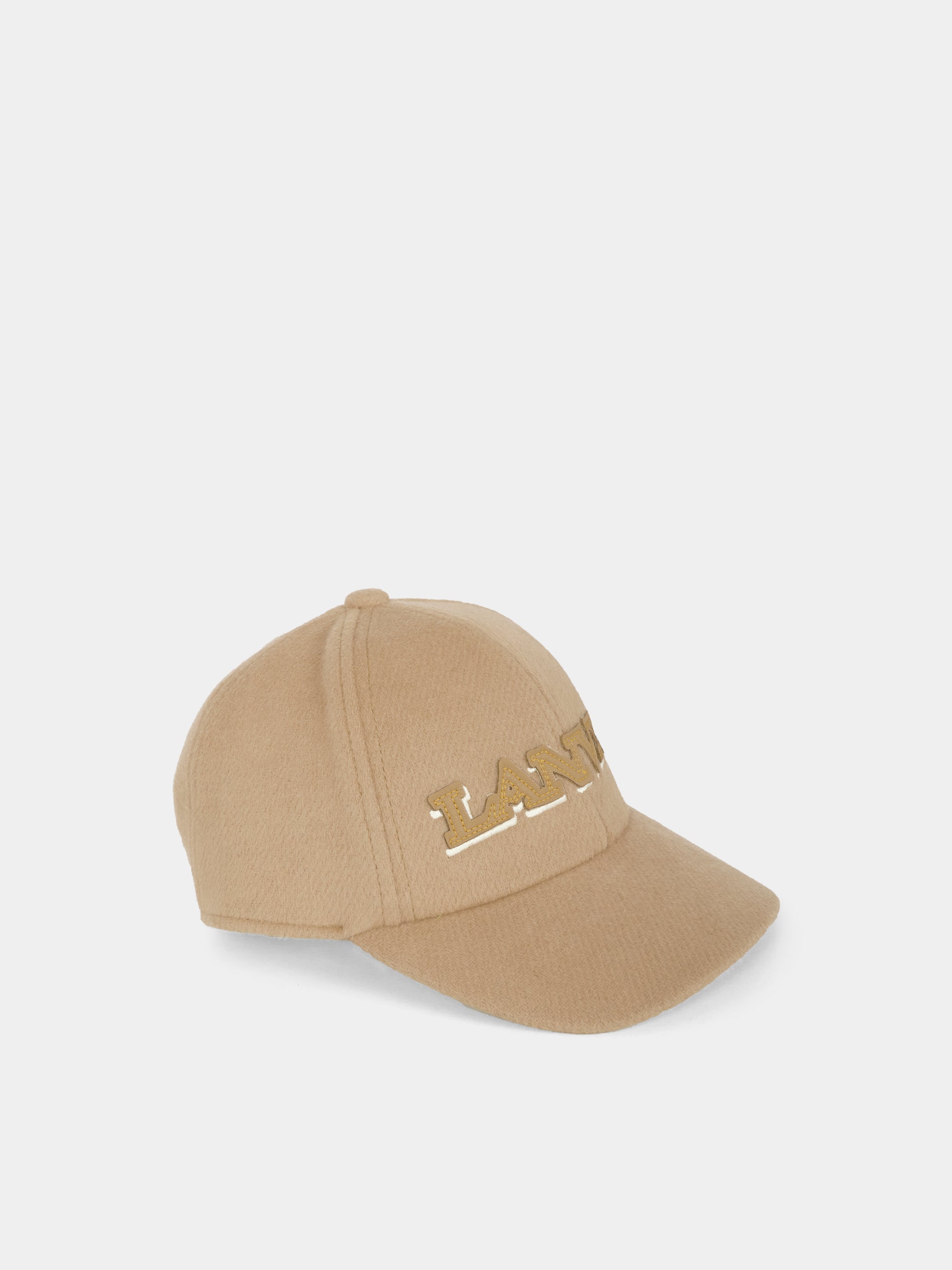 Cappello beige per bambino con logo,Lanvin Petite,N30309 276