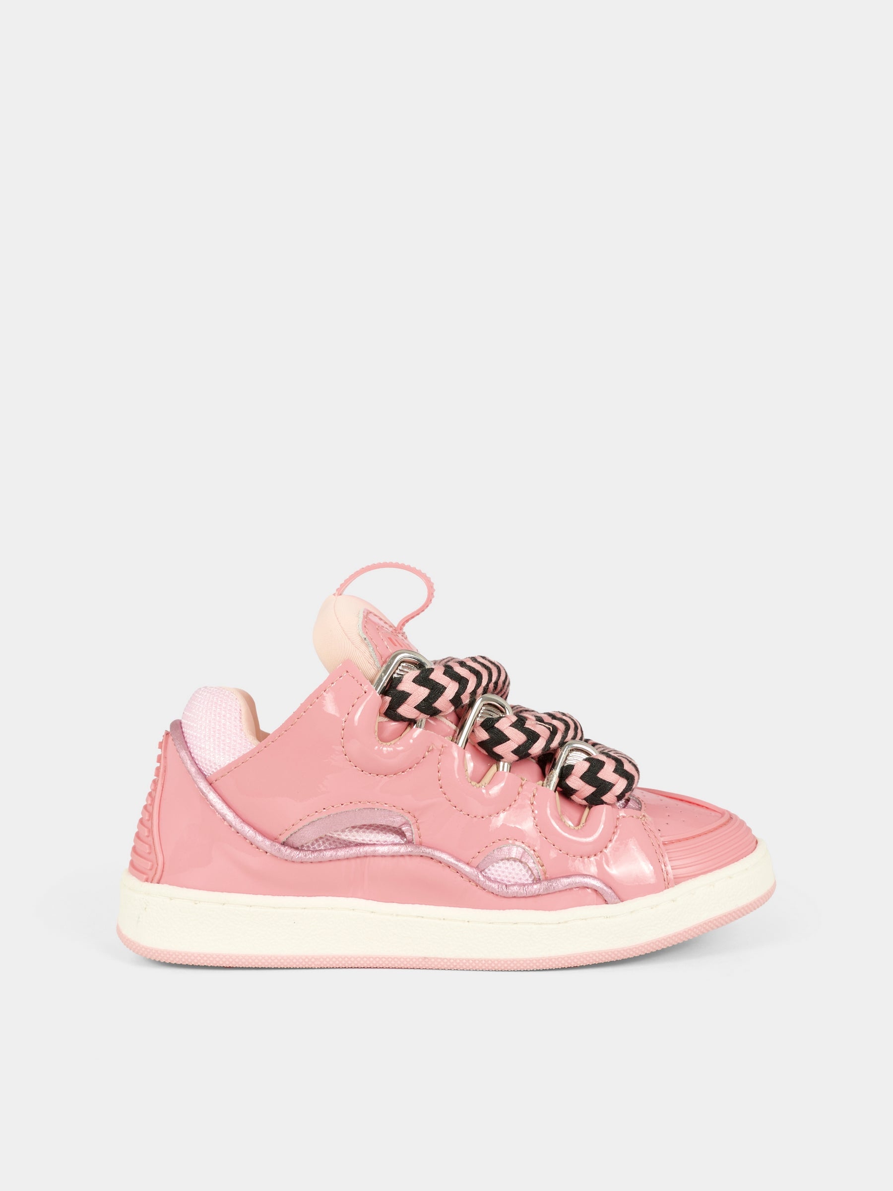 Sneakers rosa per bambina con logo,Lanvin Petite,N30327 48N