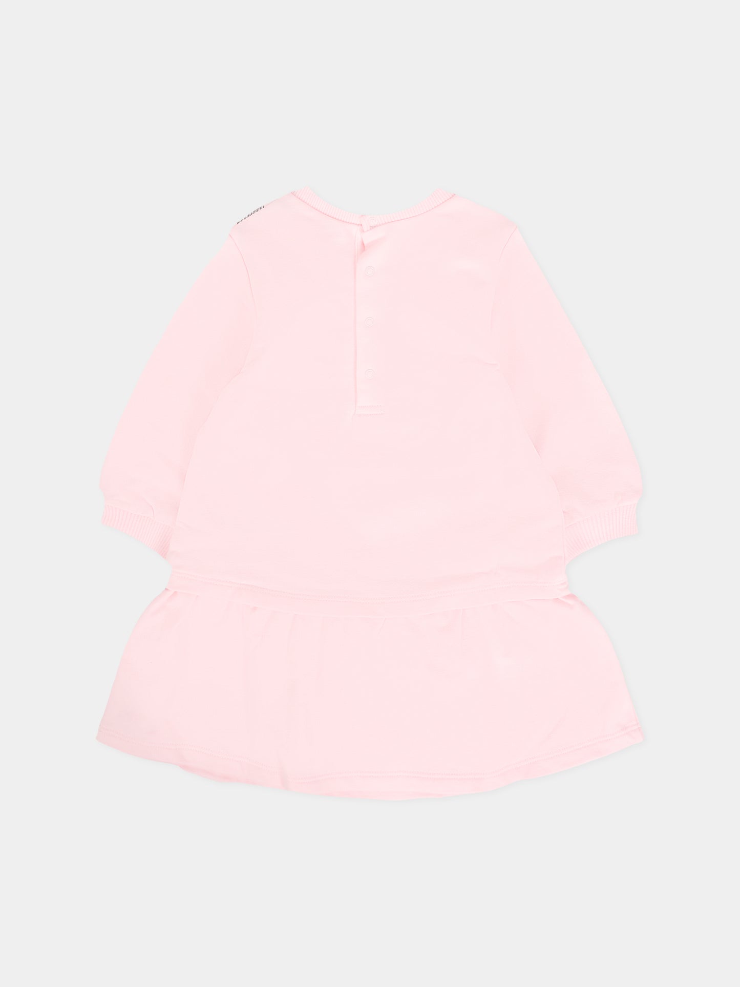 Vestito rosa per neonata con stampa borsa,Marc Jacobs,W60667 475