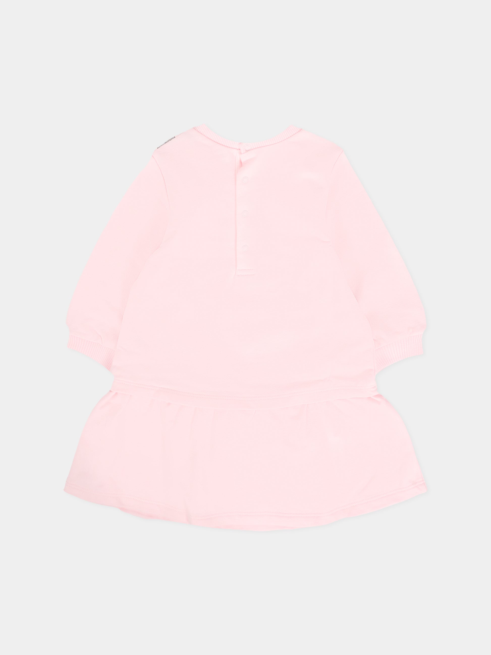 Vestito rosa per neonata con stampa borsa,Marc Jacobs,W60667 475