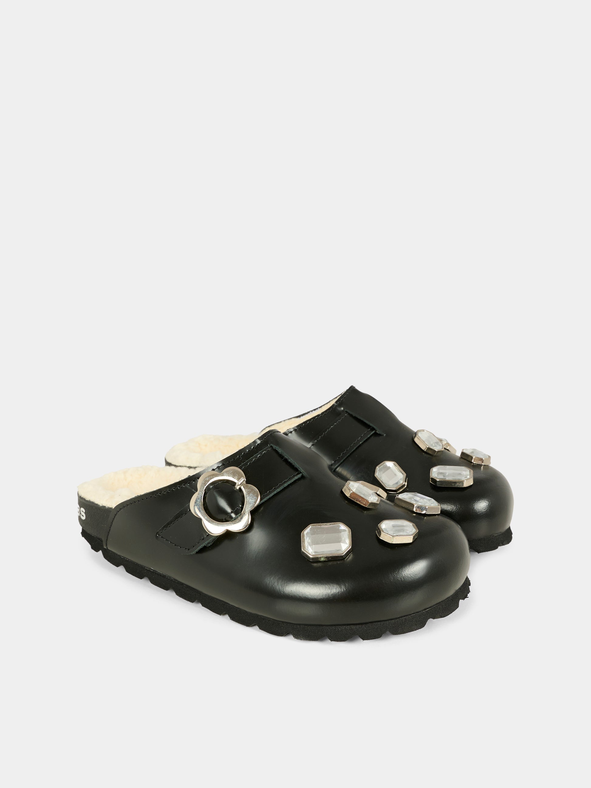 Sabot neri per bambina con gioielli,Marc Jacobs,W60670 09B