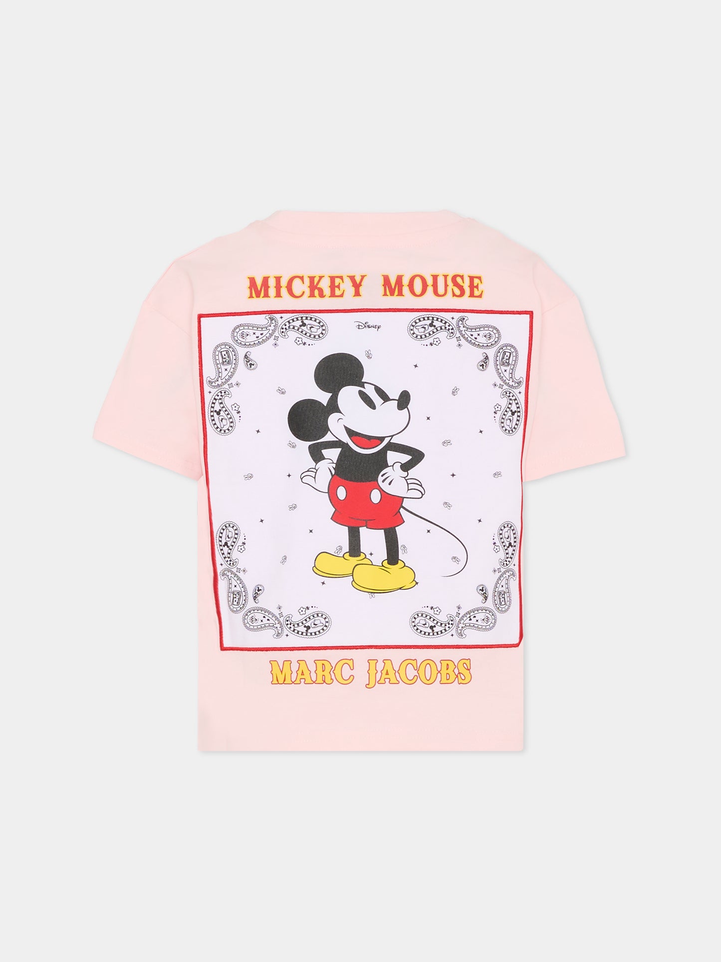 T-shirt rosa per bambina con Topolino,Marc Jacobs,W60691 475