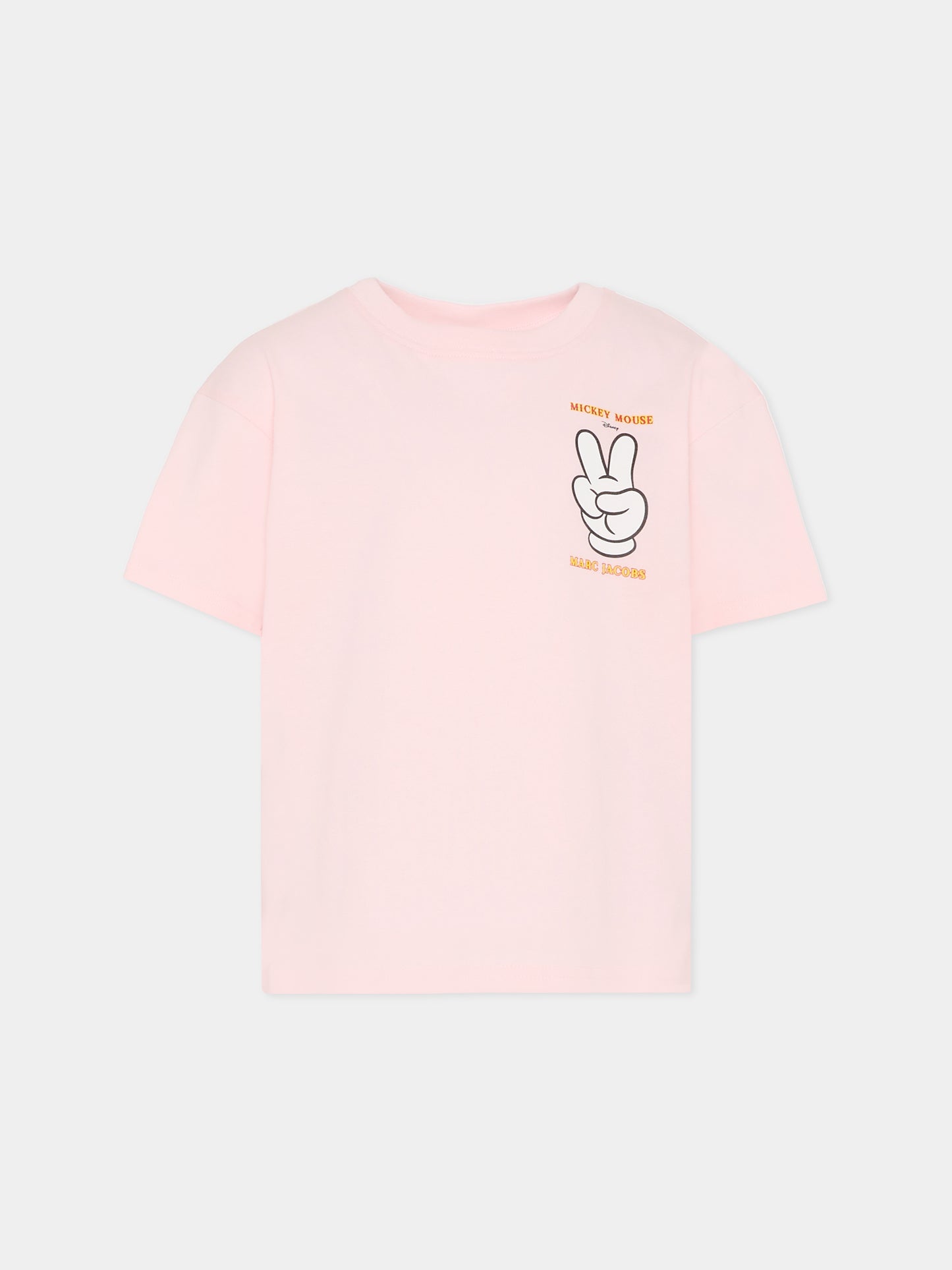 T-shirt rosa per bambina con Topolino,Marc Jacobs,W60691 475