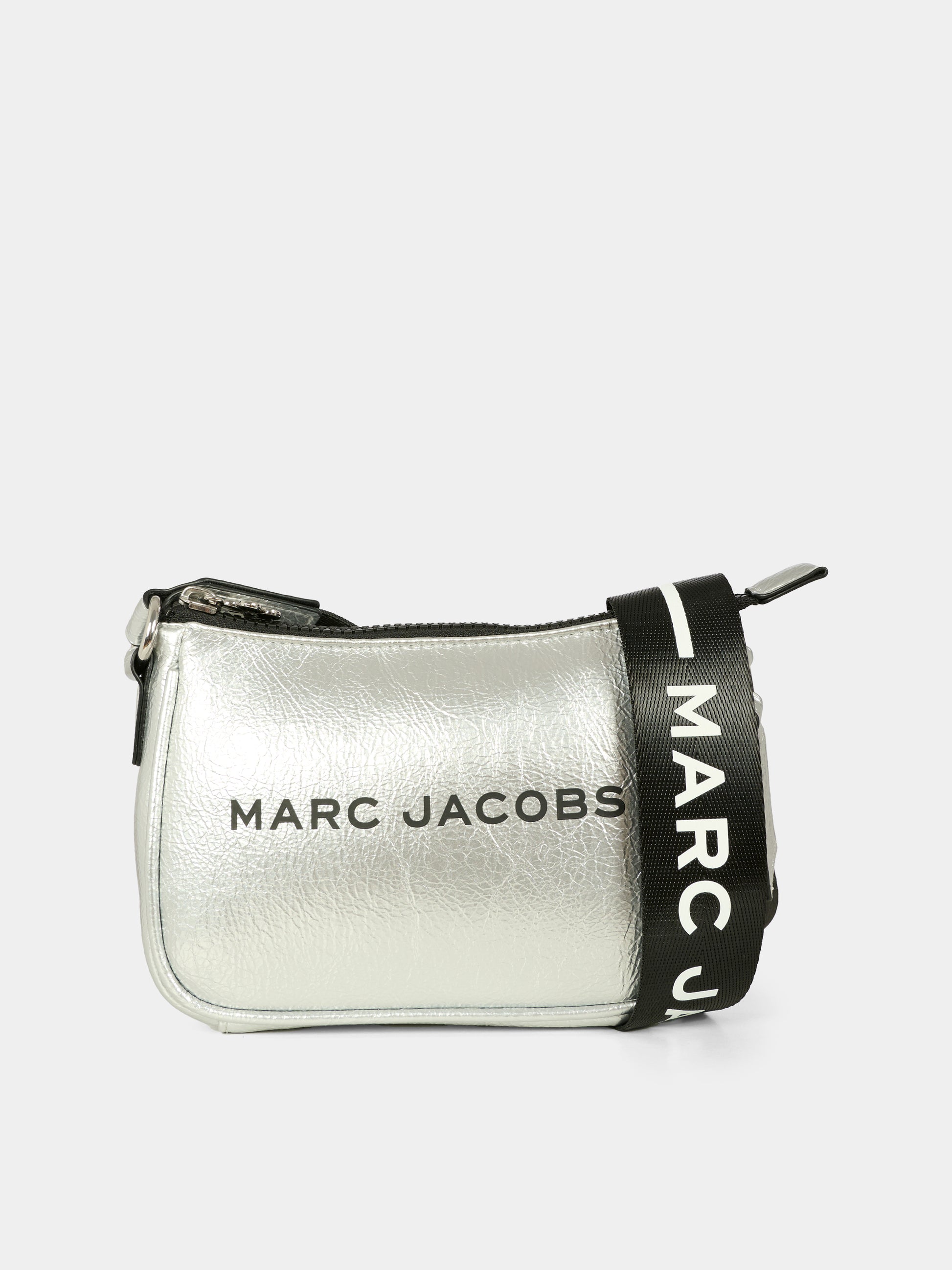 Borsa argento per bambina con logo,Marc Jacobs,W60703 016