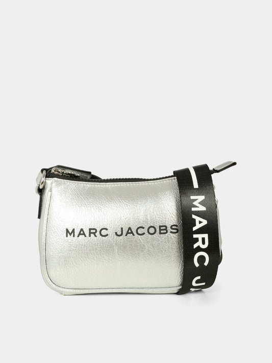Borsa argento per bambina con logo,Marc Jacobs,W60703 016