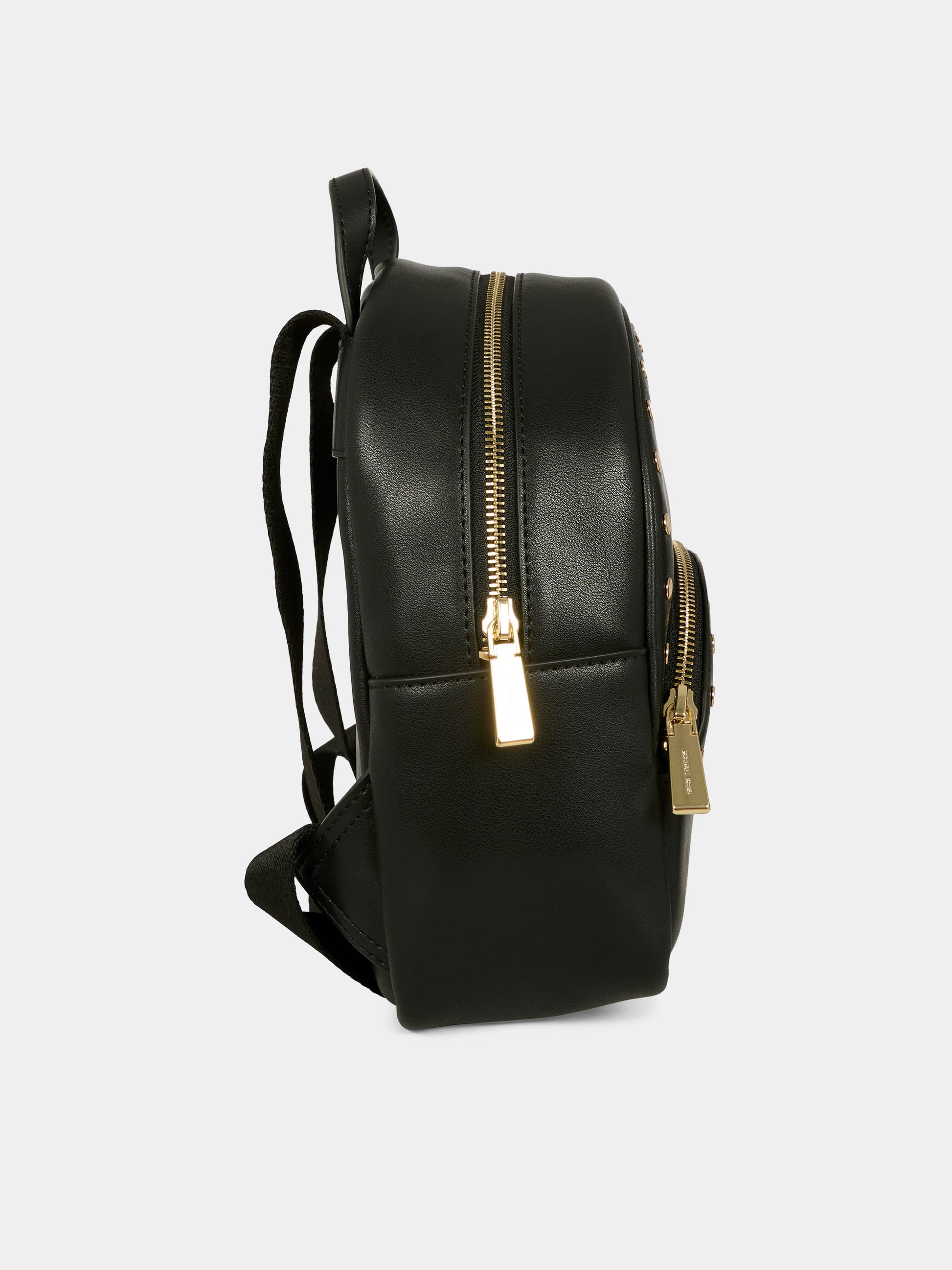 Zaino nero per bambina con logo,Michael Kors,R30531 09B