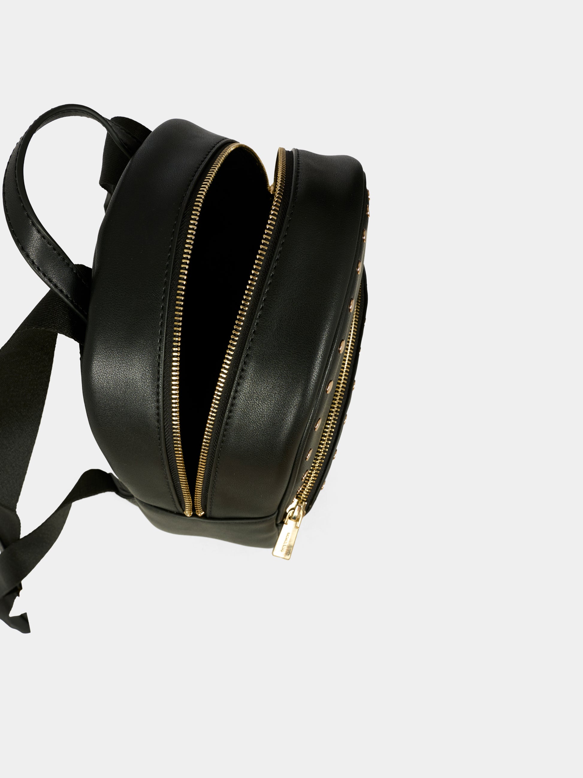 Zaino nero per bambina con logo,Michael Kors,R30531 09B