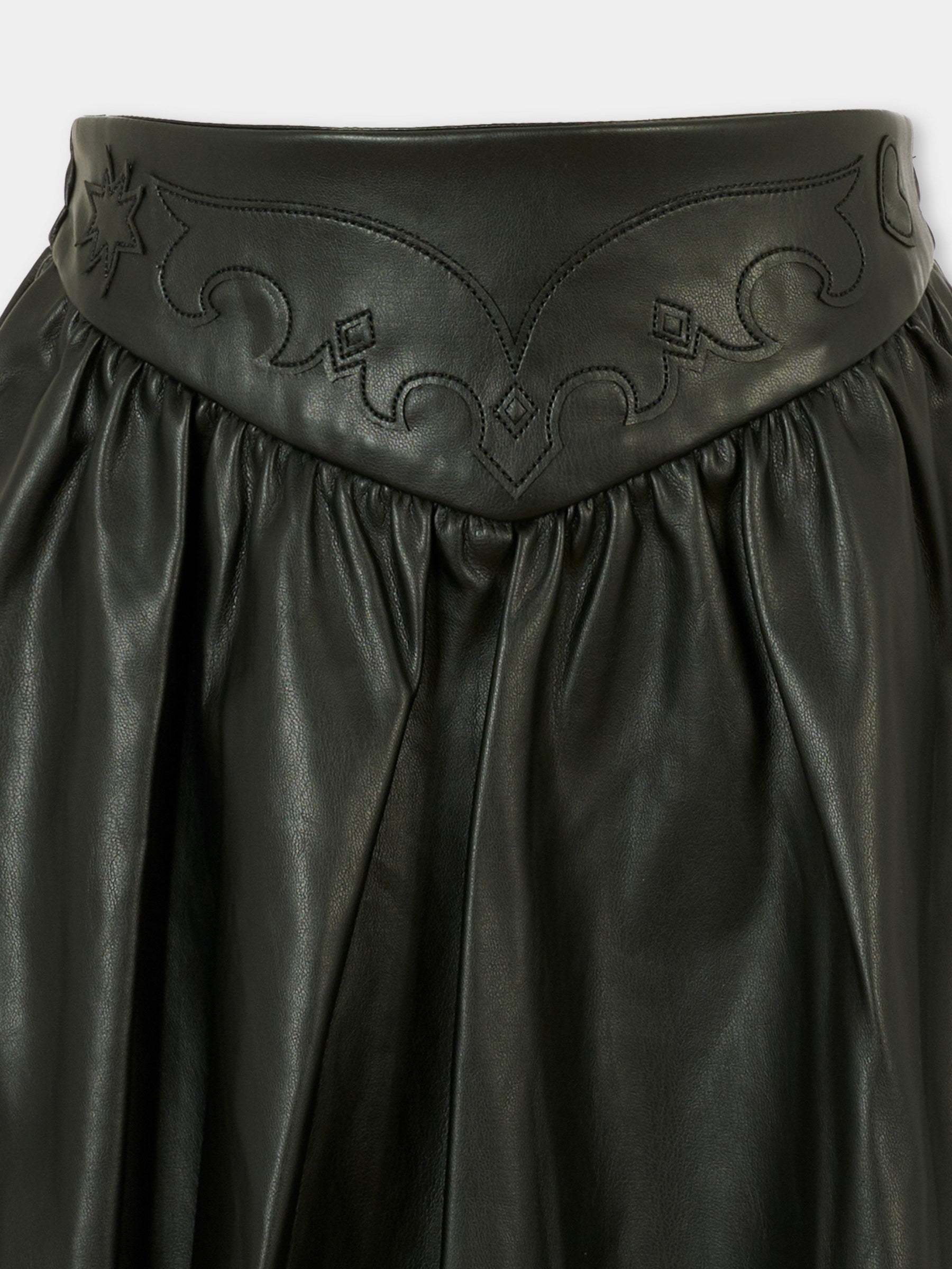 Gonna nera per bambina con ali,Zadig & Voltaire Kids,X60417 09B