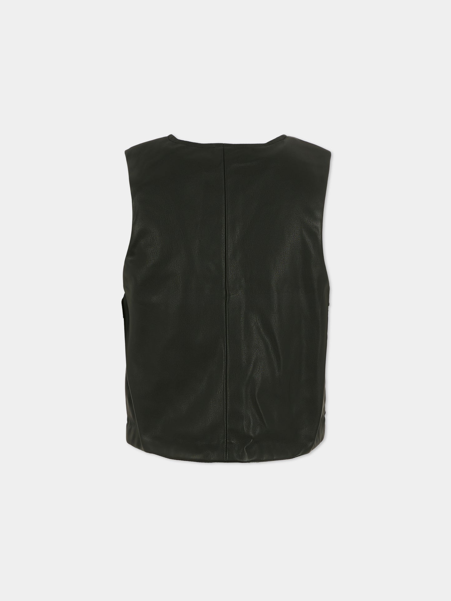 Gilet nero per bambina con stelle,Zadig & Voltaire Kids,X60454 09B