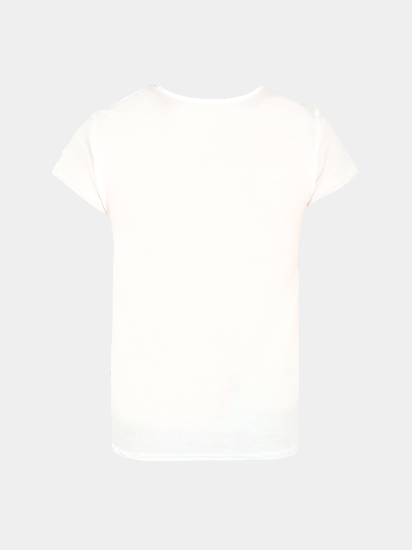 T-shirt bianca per bambina con logo blu,Zadig & Voltaire Kids,X60463 10P