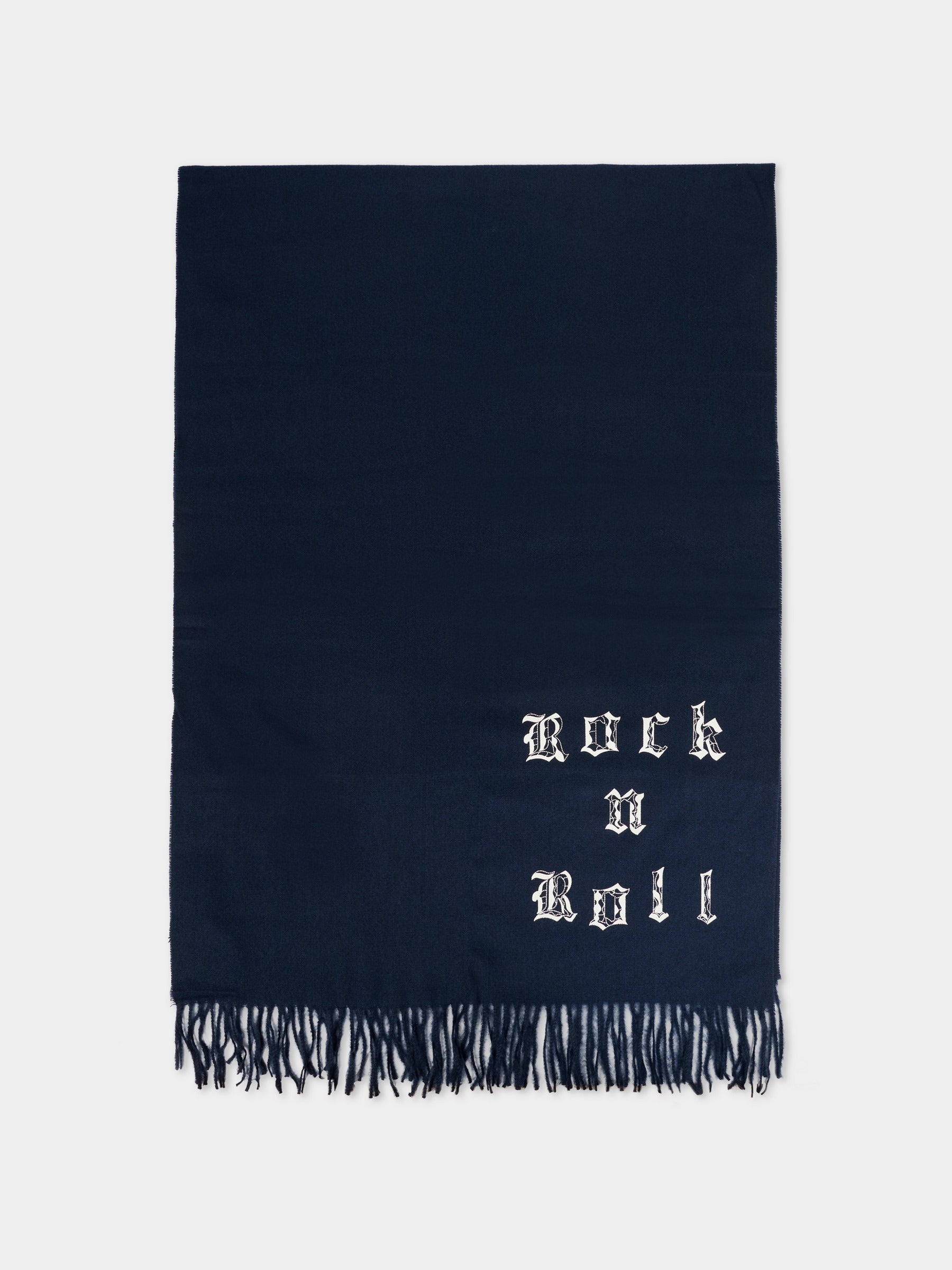 Sciarpa blu per bambini con scritta,Zadig & Voltaire Kids,X60506 83D