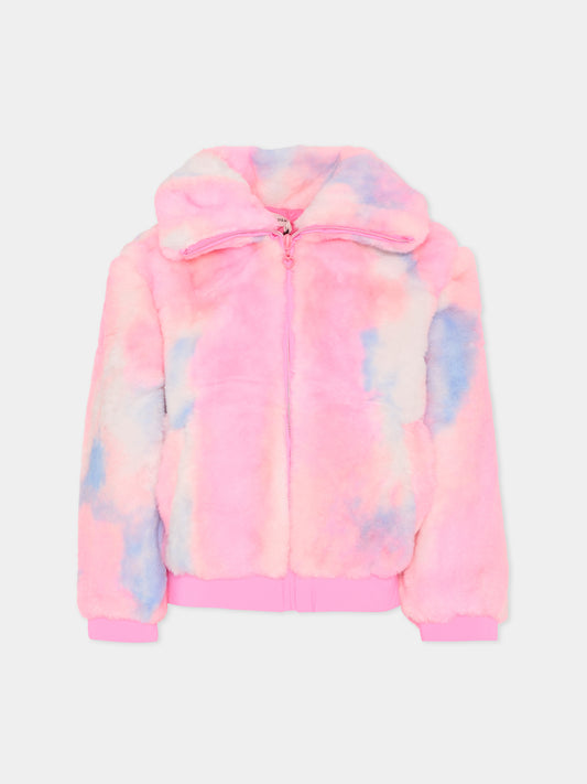 Ecopelliccia rosa per bambina,Billieblush,U21596 473