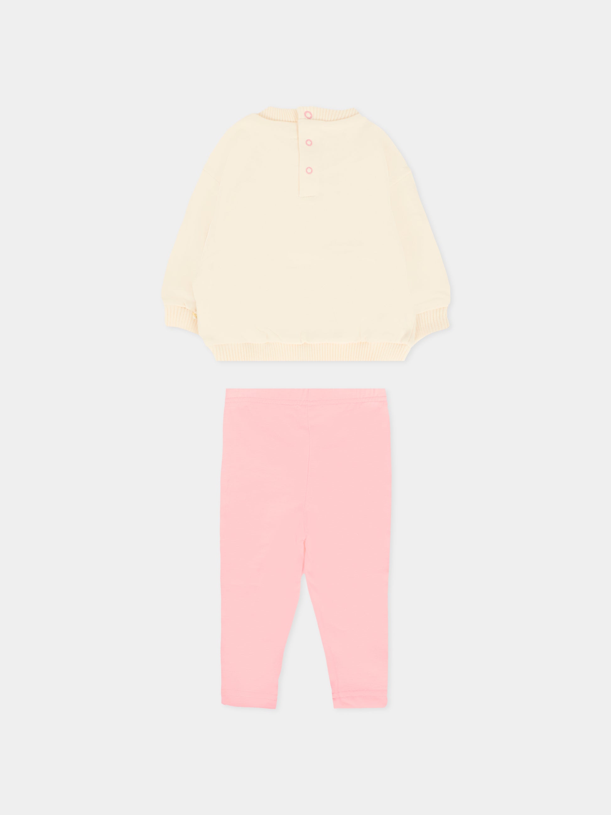 Completo rosa per neonata con pecora,Billieblush,U21631 N74