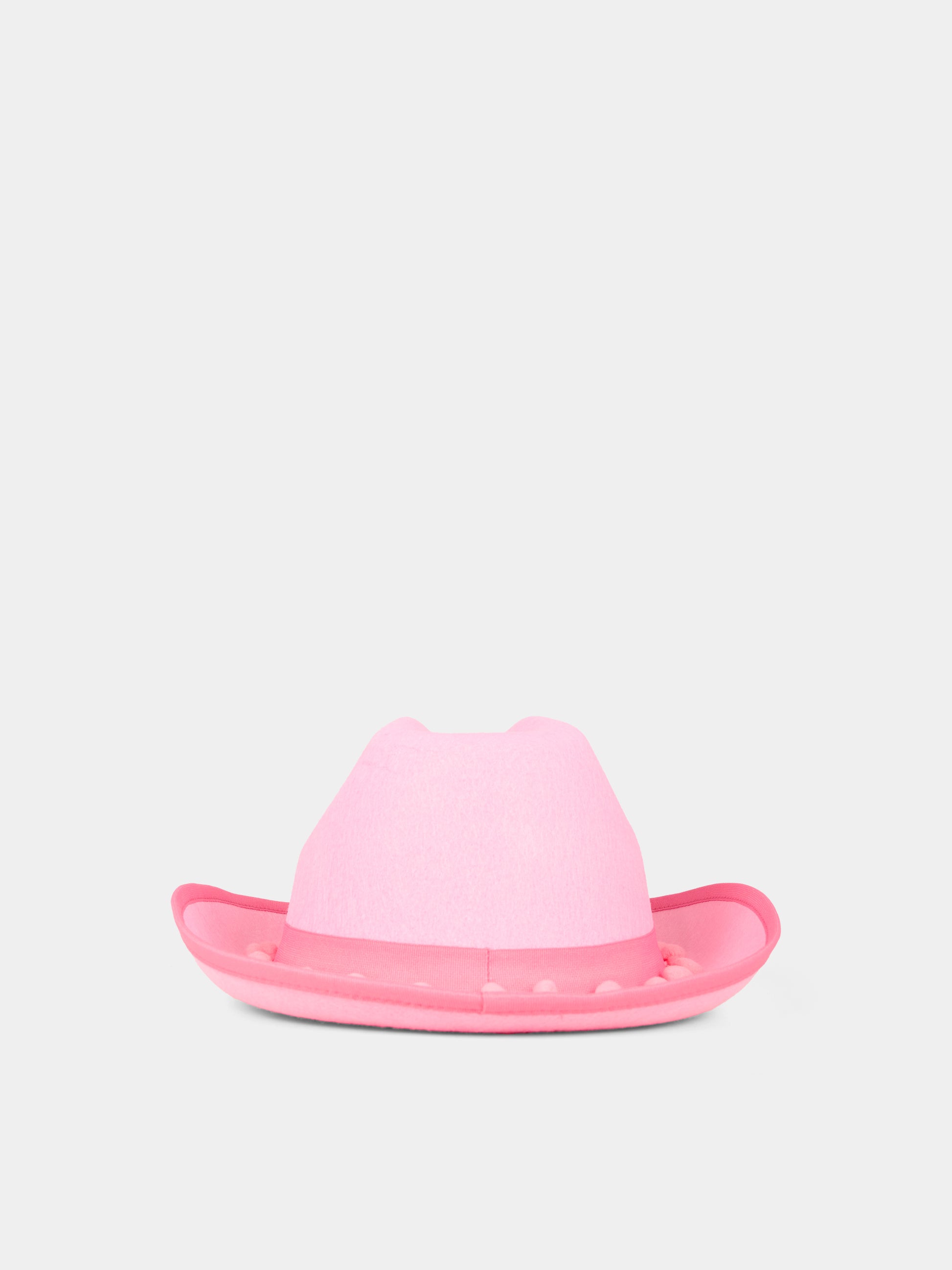 Cappello rosa per bambina con cuore e stelle,Billieblush,U21640 473