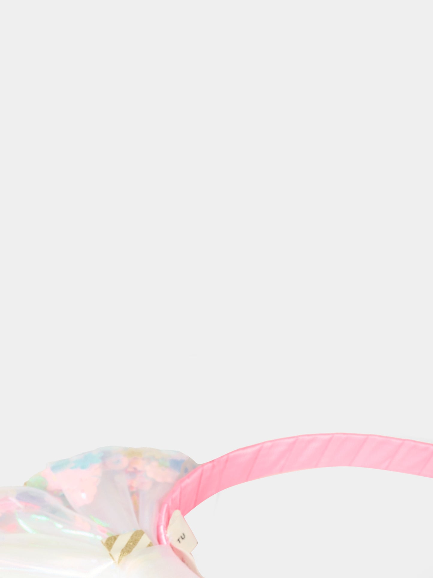 Cerchietto rosa per bambina con fiocco,Billieblush,U21647 473