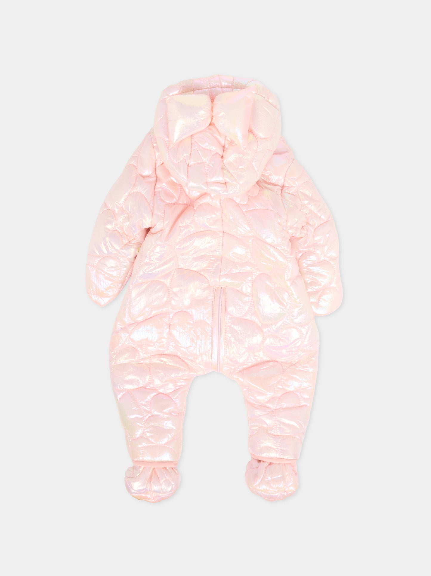 Piumino rosa per neonata con fiocco,Billieblush,U21439 450