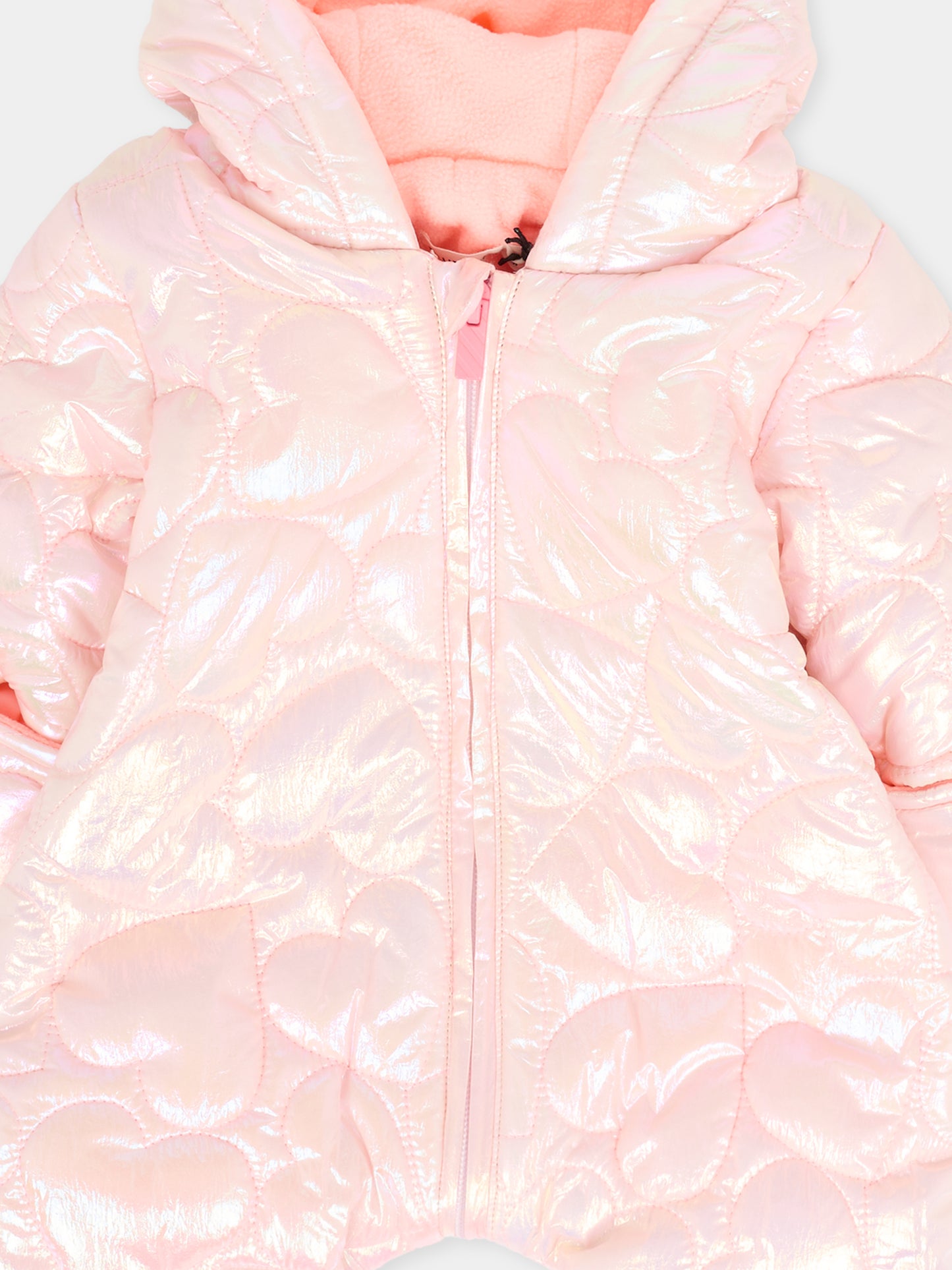 Piumino rosa per neonata con fiocco,Billieblush,U21439 450