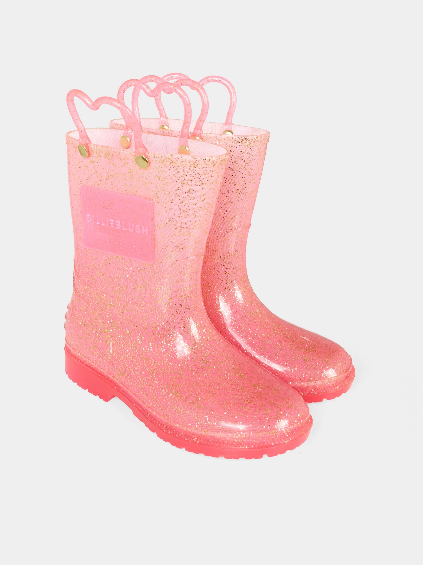 Stivali da pioggia per bambina con logo,Billieblush,U21475 47A