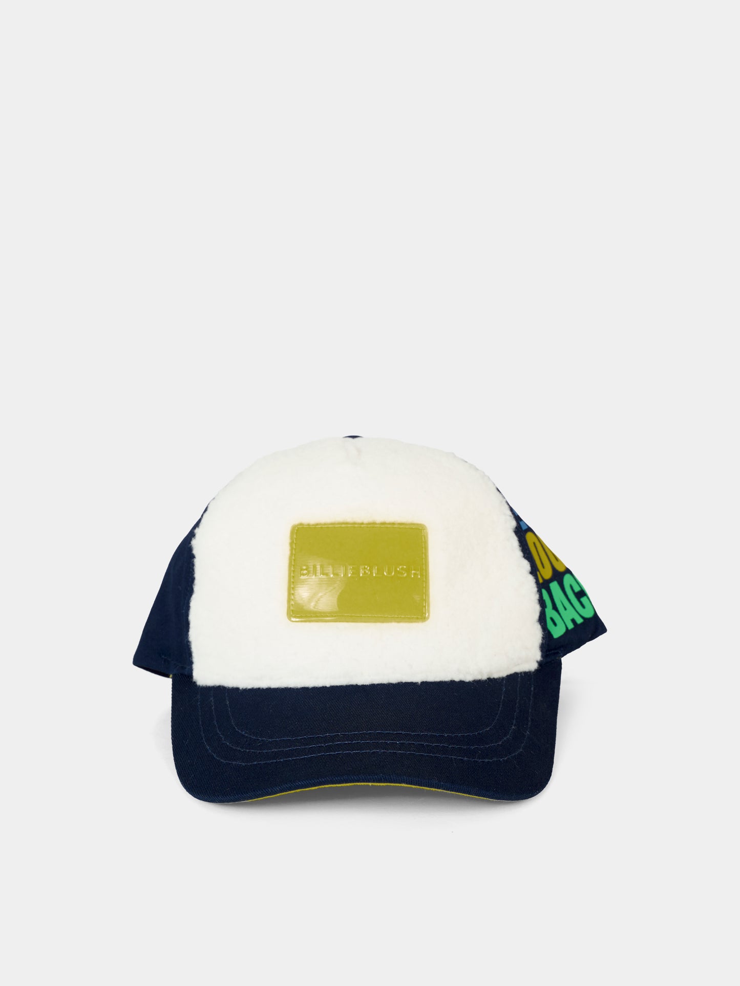 Cappello blu per bambino con patch,Billieblush,U21499 85T