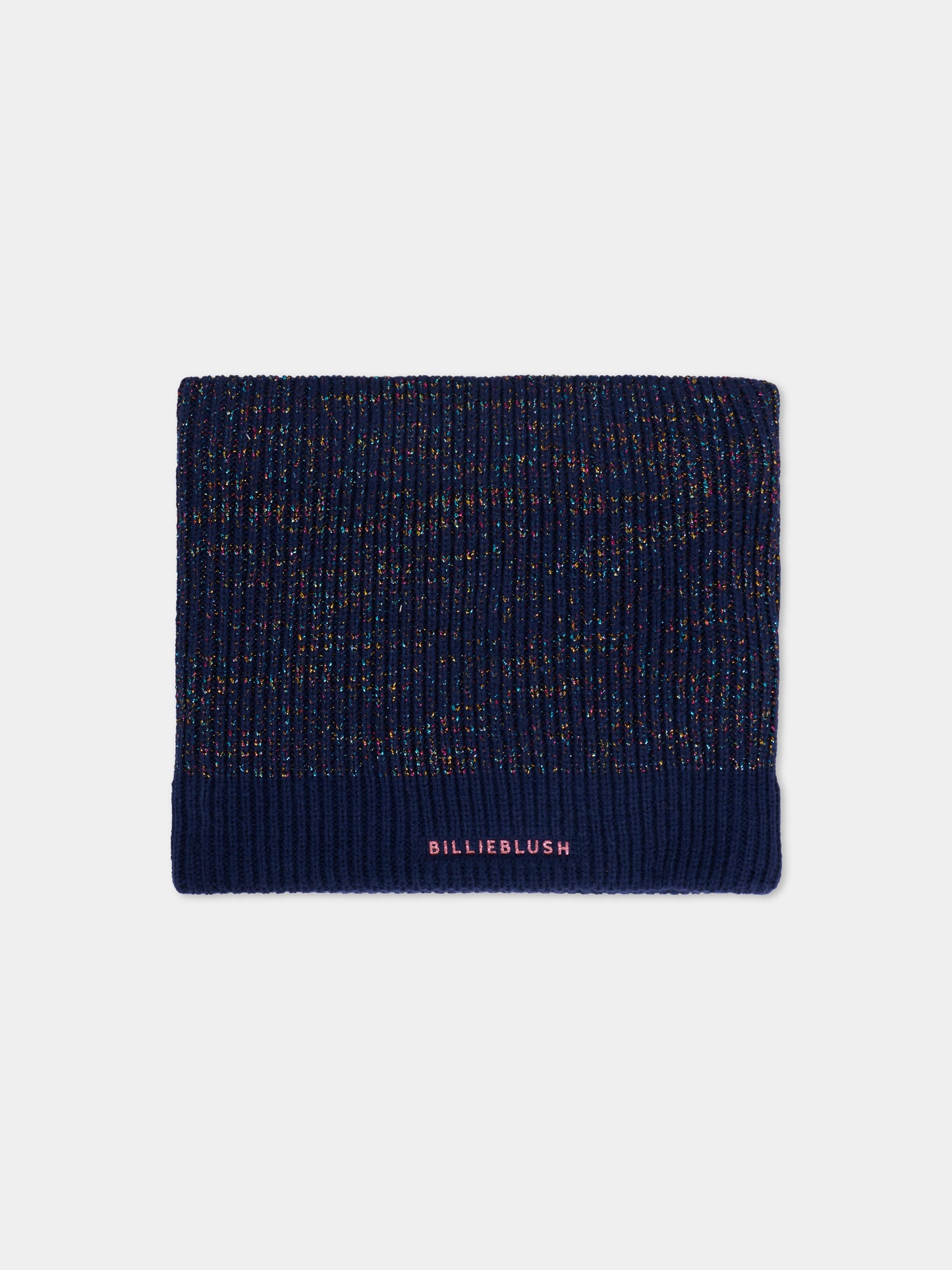 Sciarpa blu per bambina con logo,Billieblush,U21522 85T