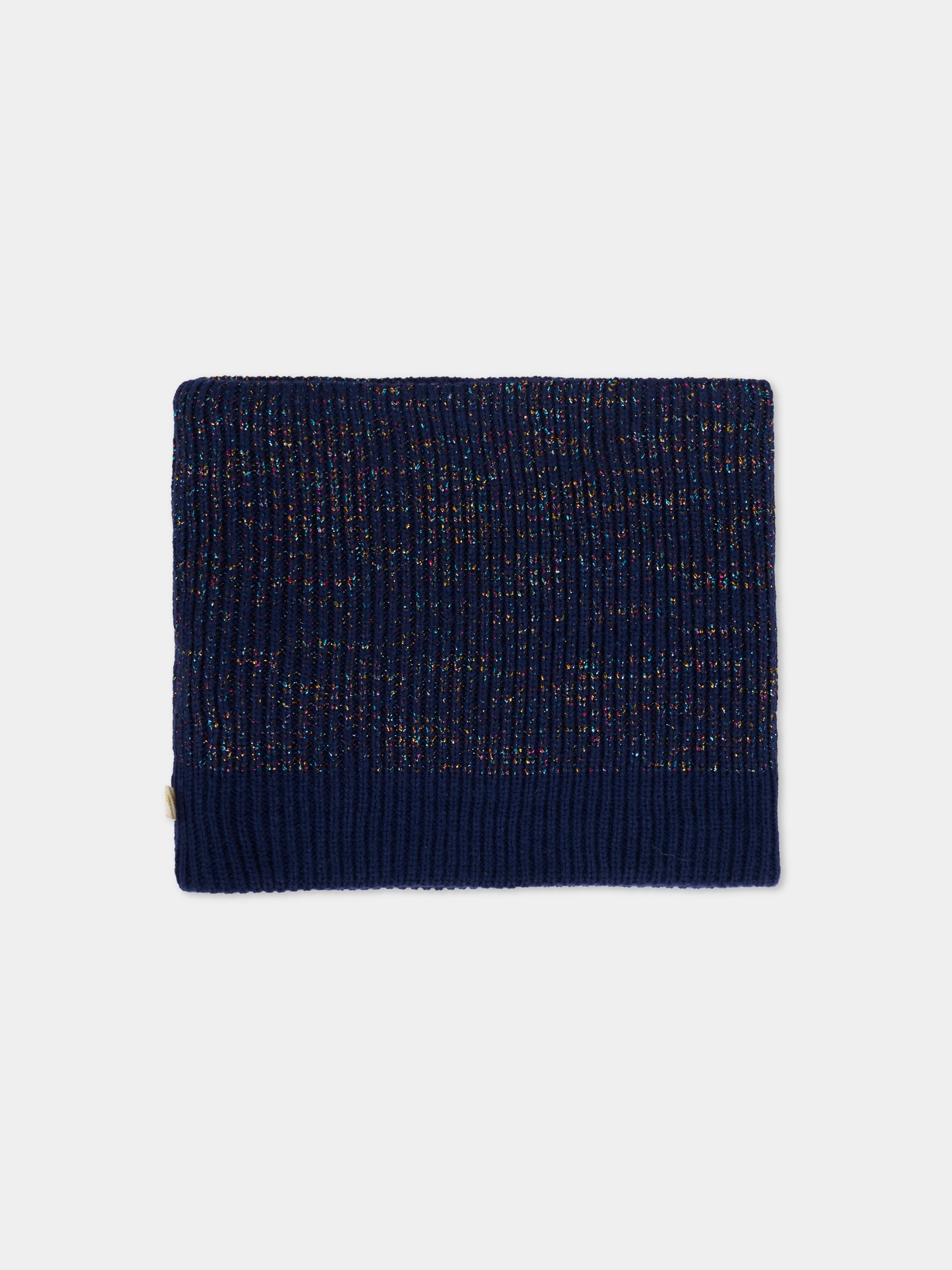 Sciarpa blu per bambina con logo,Billieblush,U21522 85T