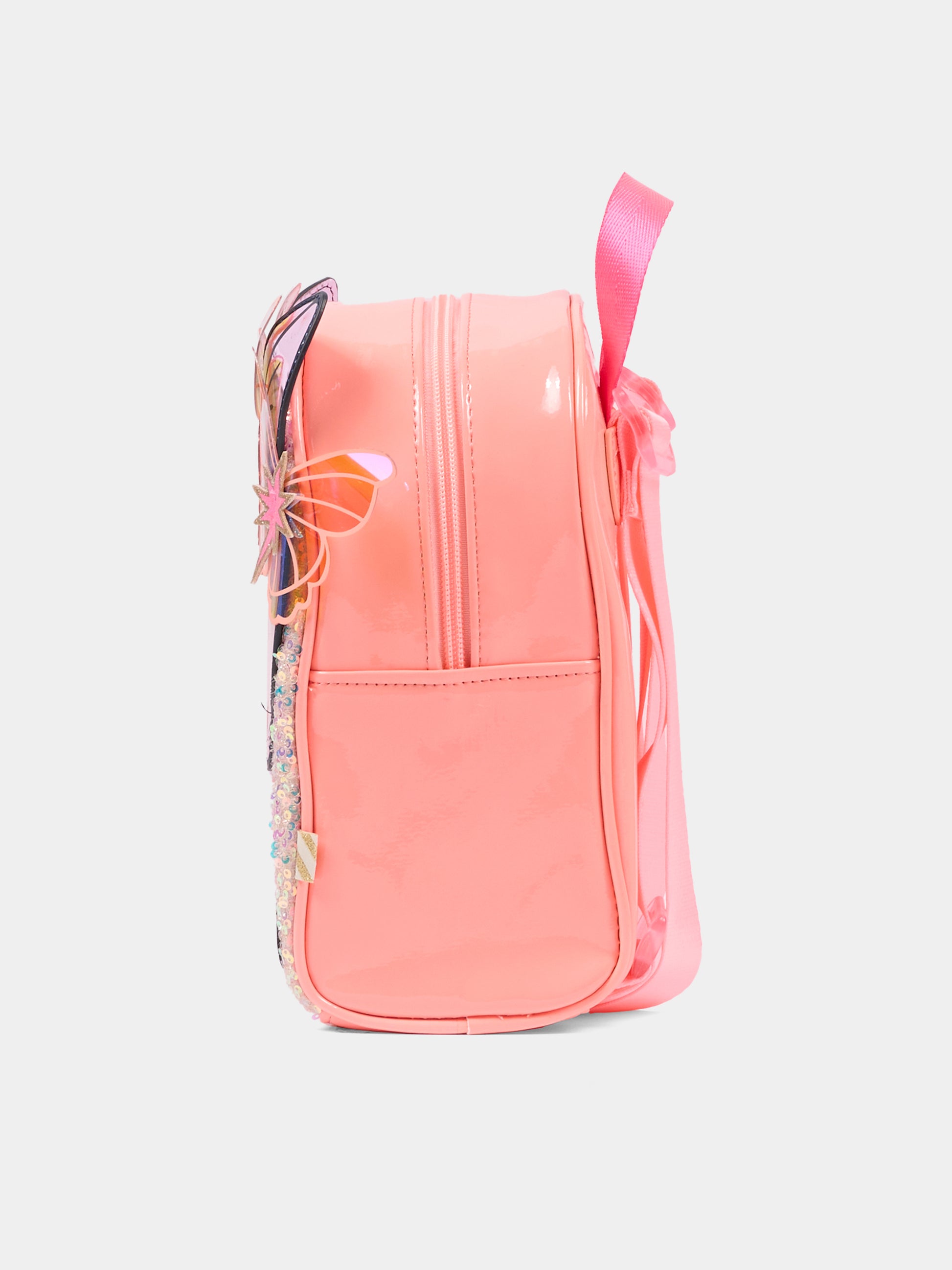 Zaino rosa per bambina con gatto e farfalle,Billieblush,U21532 408