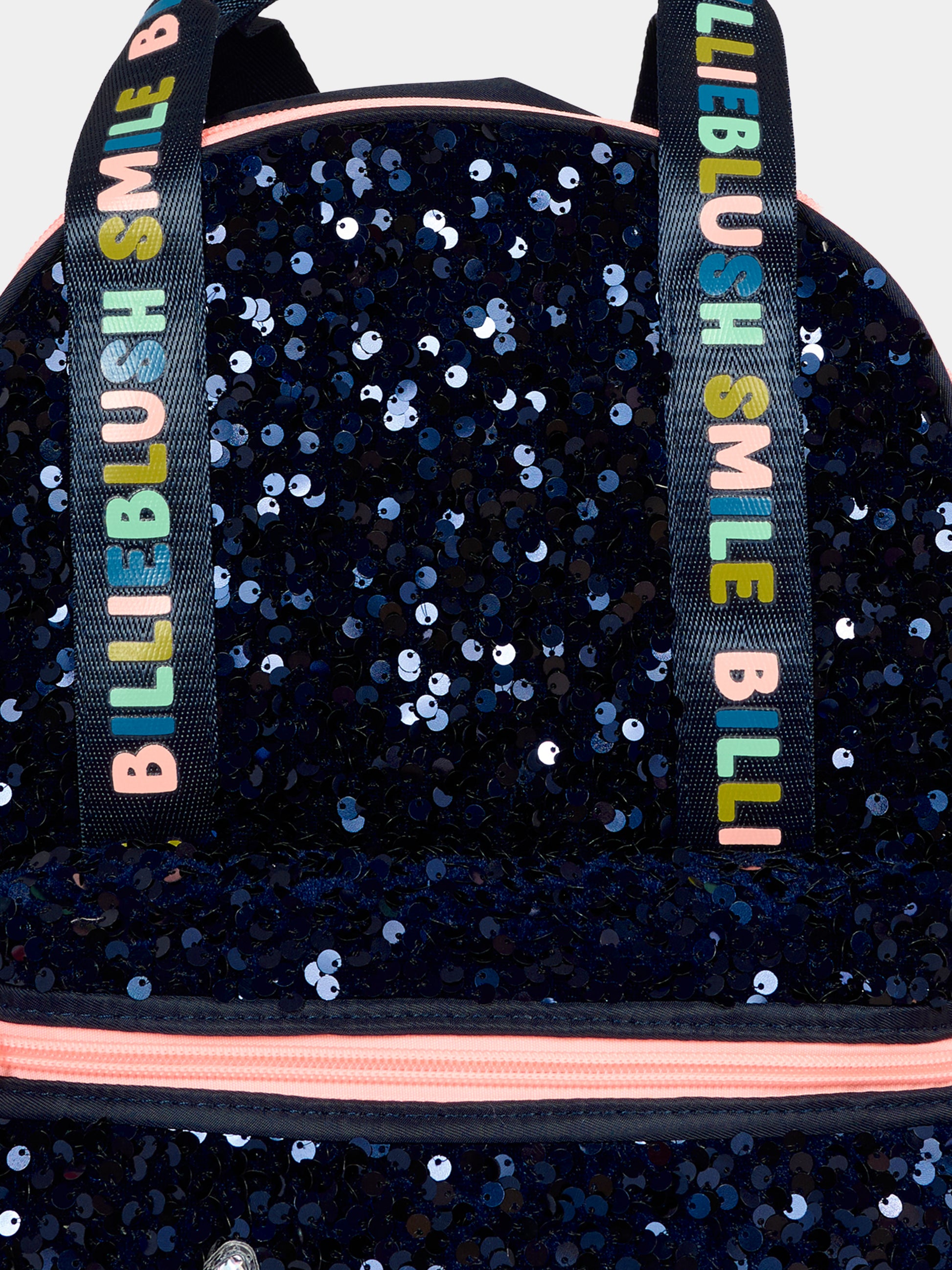 Zaino blu per bambina con stella,Billieblush,U21541 85T