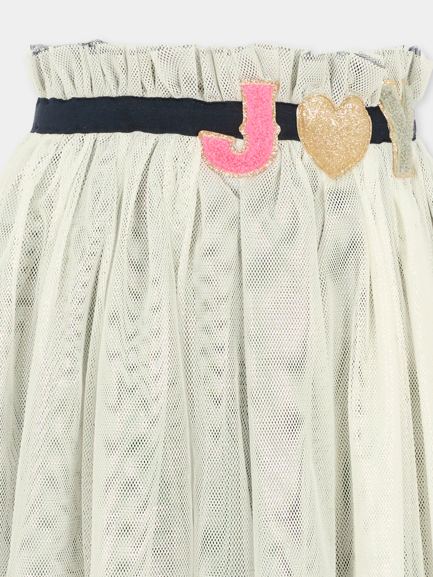 Gonna blu per bambina con scritta,Billieblush,U21587 85T