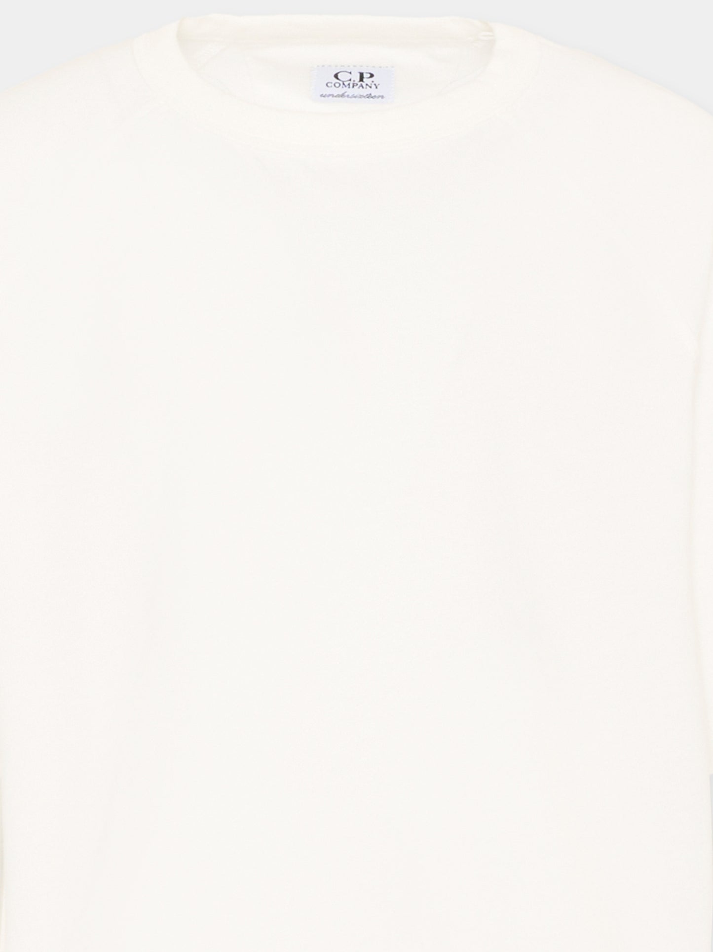 T-Shirt bianca per bambino con lente,C. P. Company,CUM00R LAA17 10135