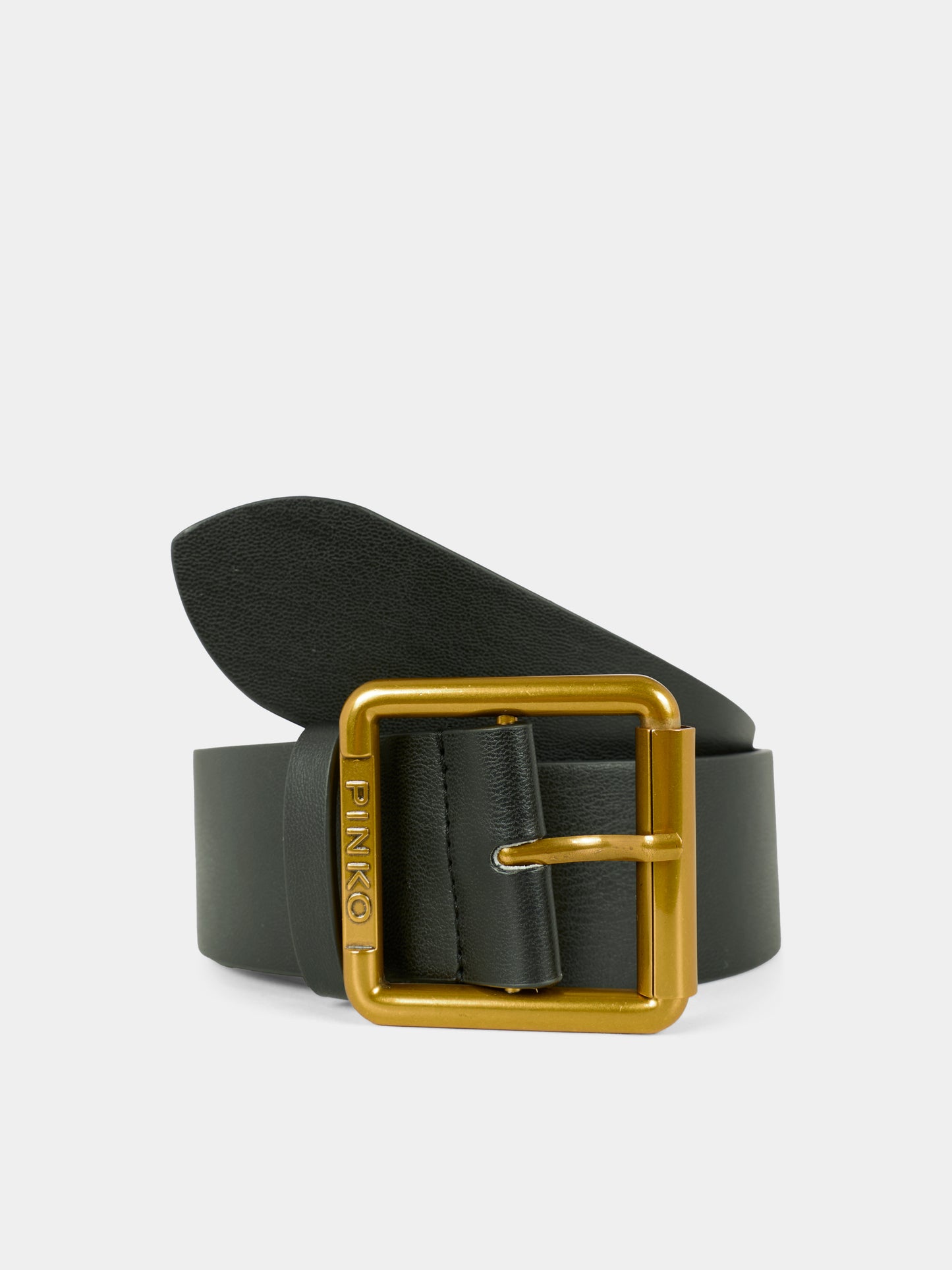 Black belt for girl with logo