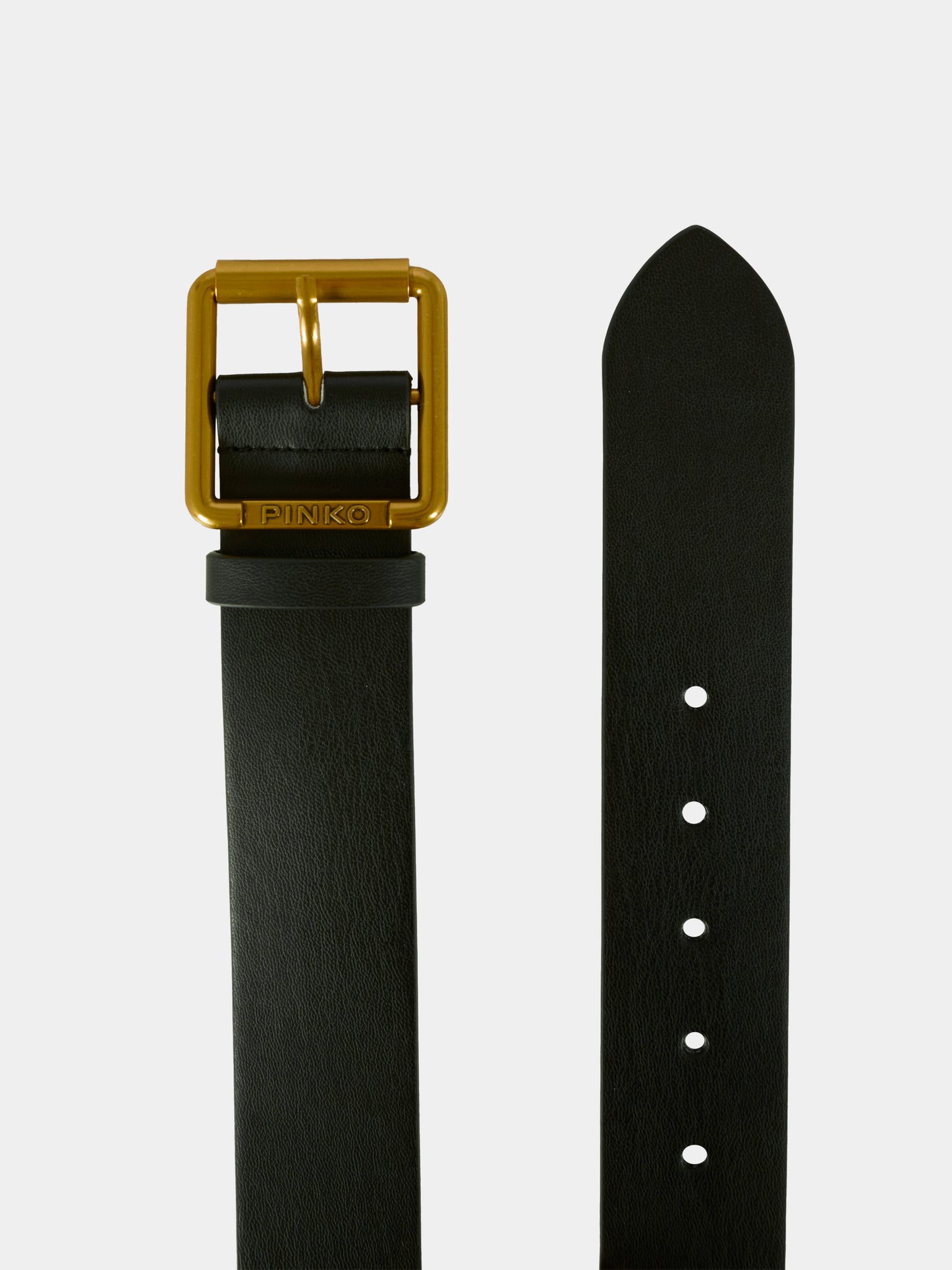 Black belt for girl with logo