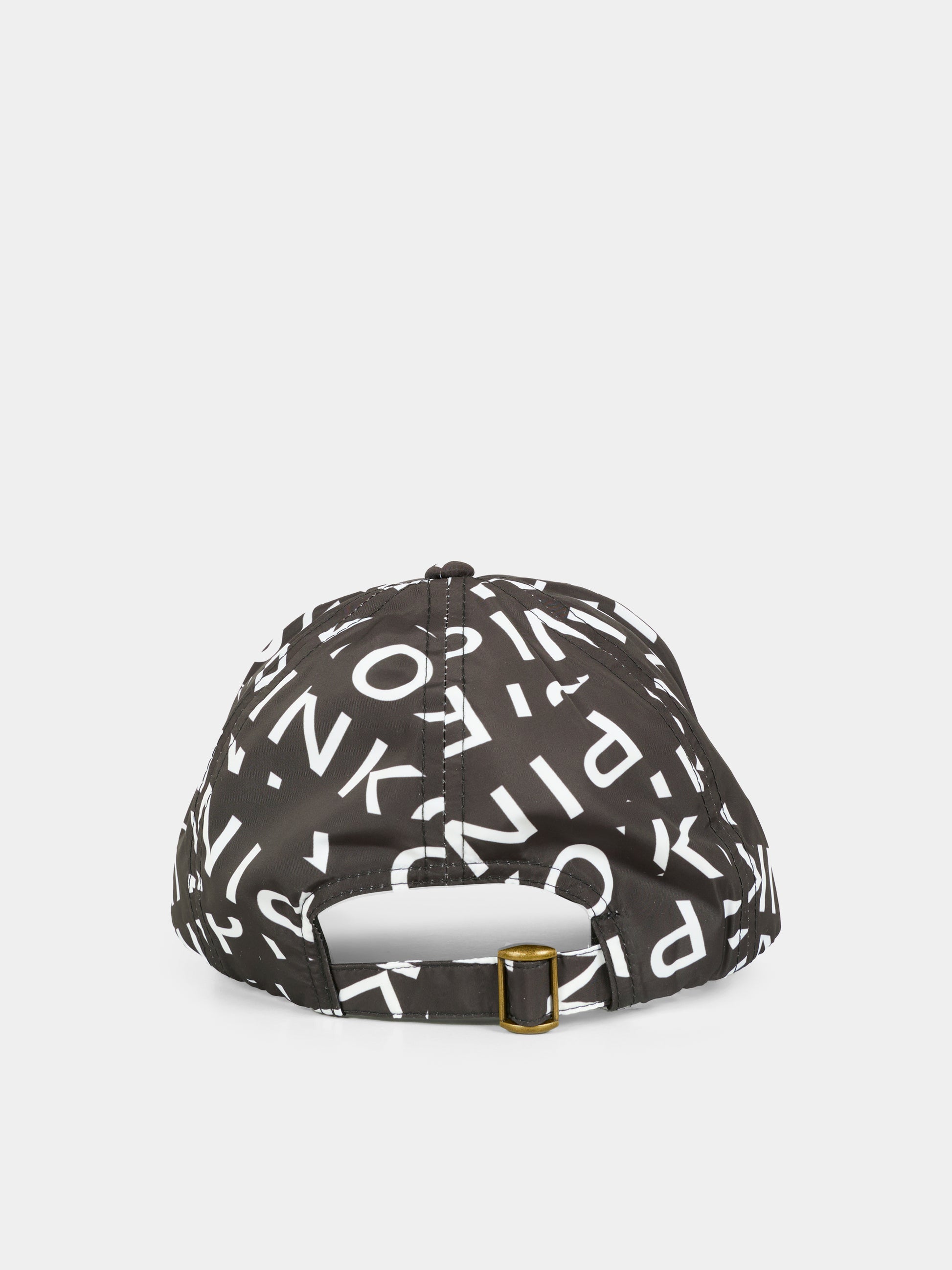 Cappello nero per bambina con logo,Pinko,KFCP002.C.NY022.D002