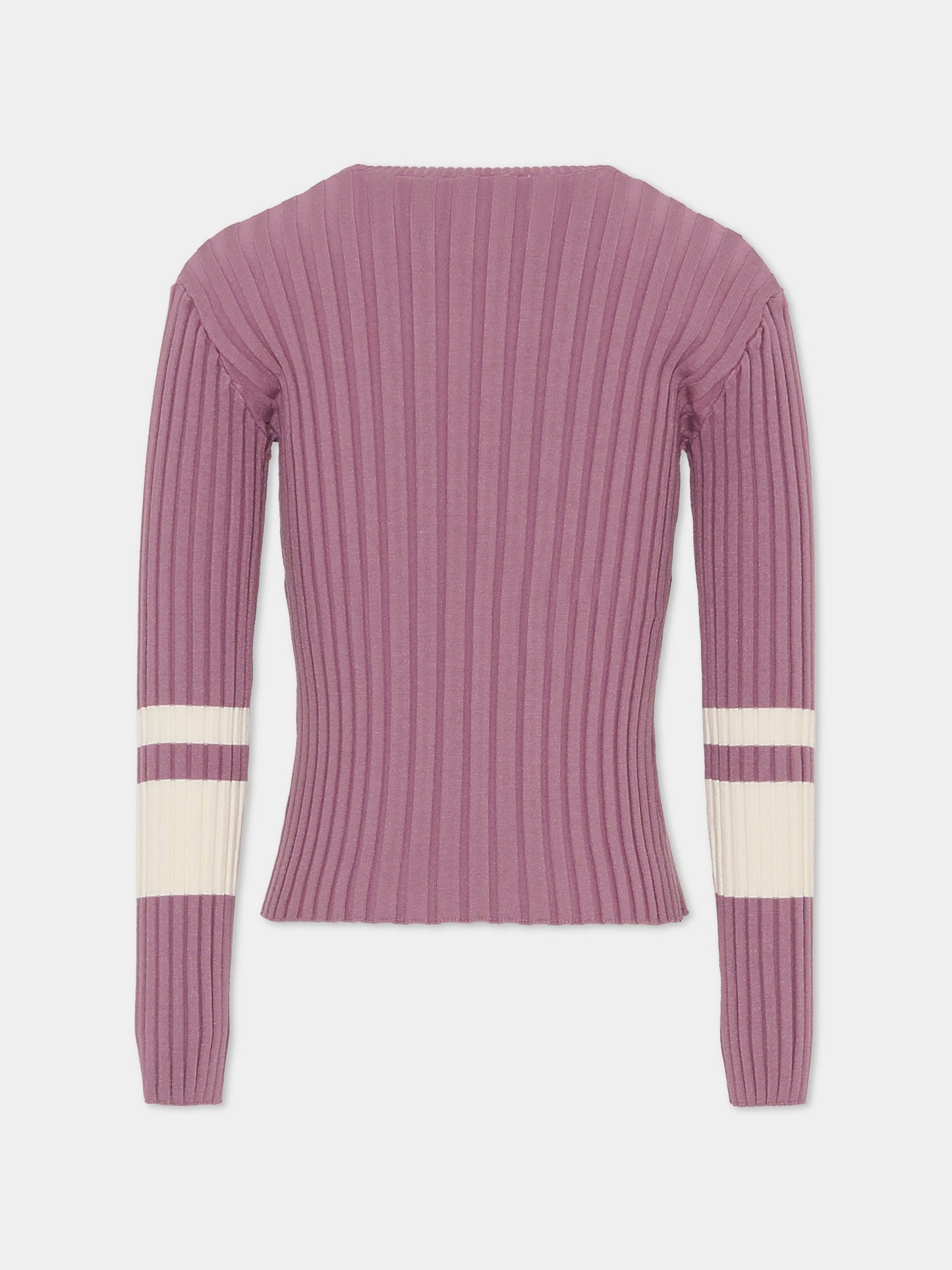 Maglione viola per bambina con logo,Pinko,KFMA020.C.FL089.D806