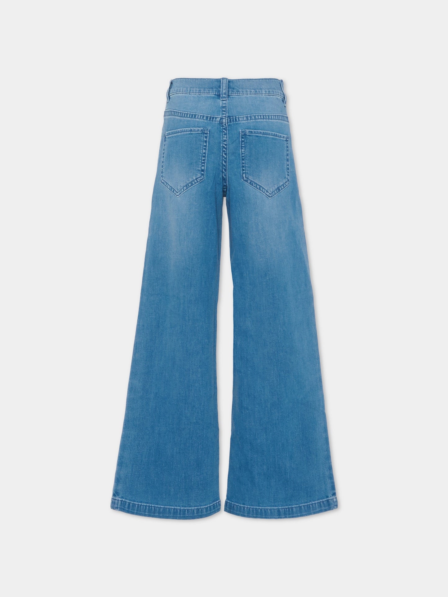 Jeans denim per bambina con logo,Pinko,KFPA031.C.DS057.D815