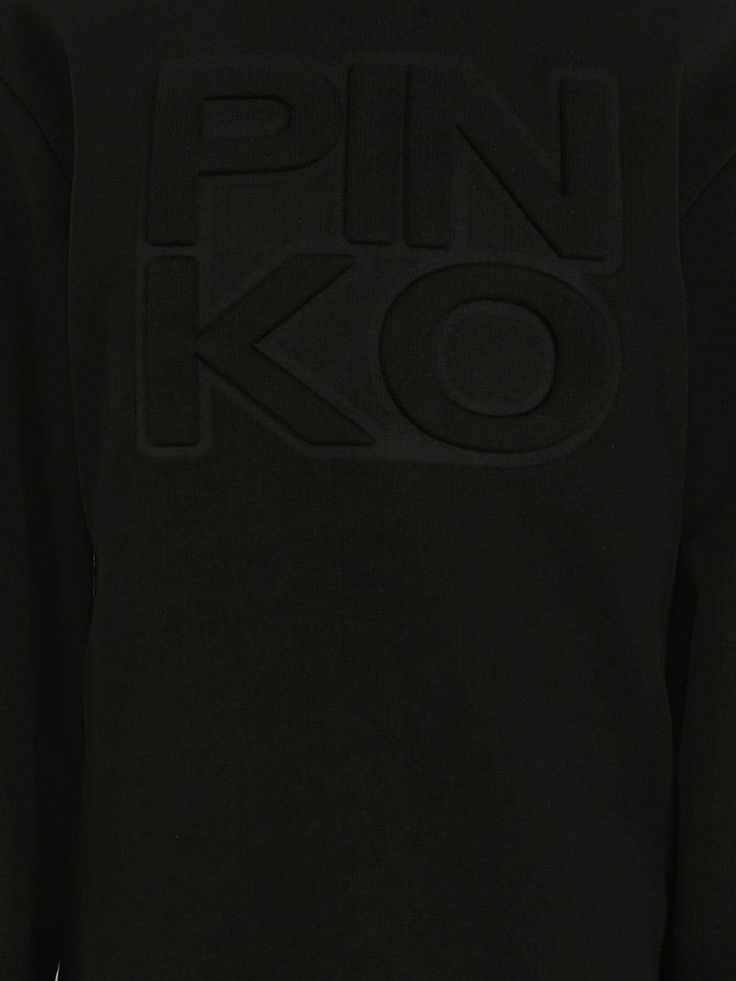 Black dress for girl with logo