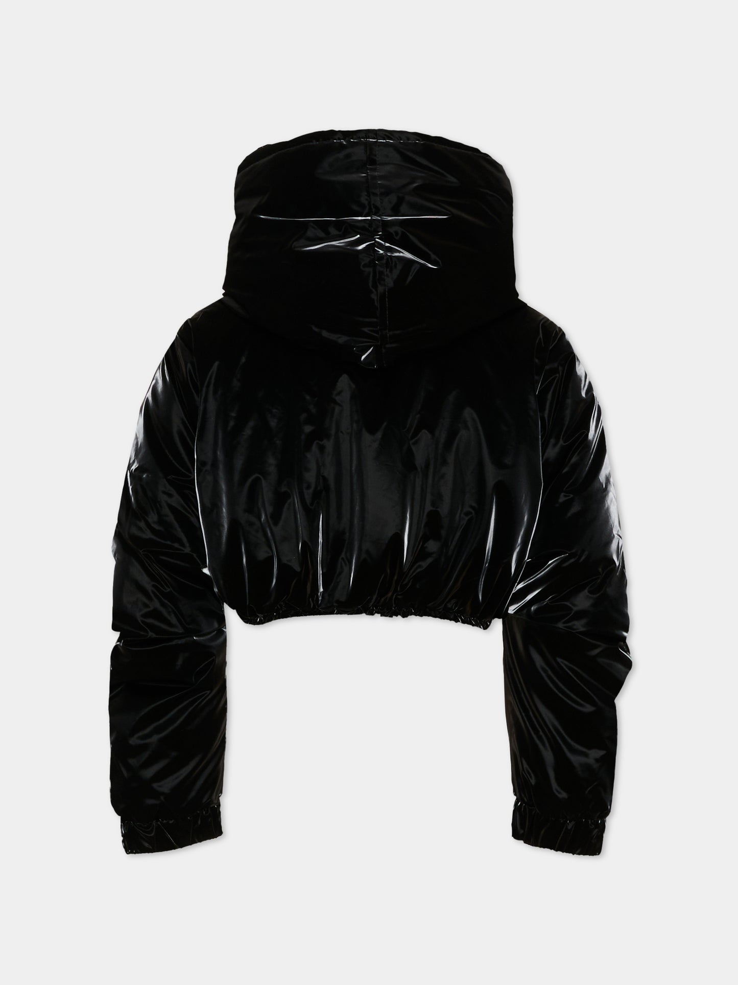 Giubbotto crop nero per bambina,Pinko,KFGB006.C.NY030.N000